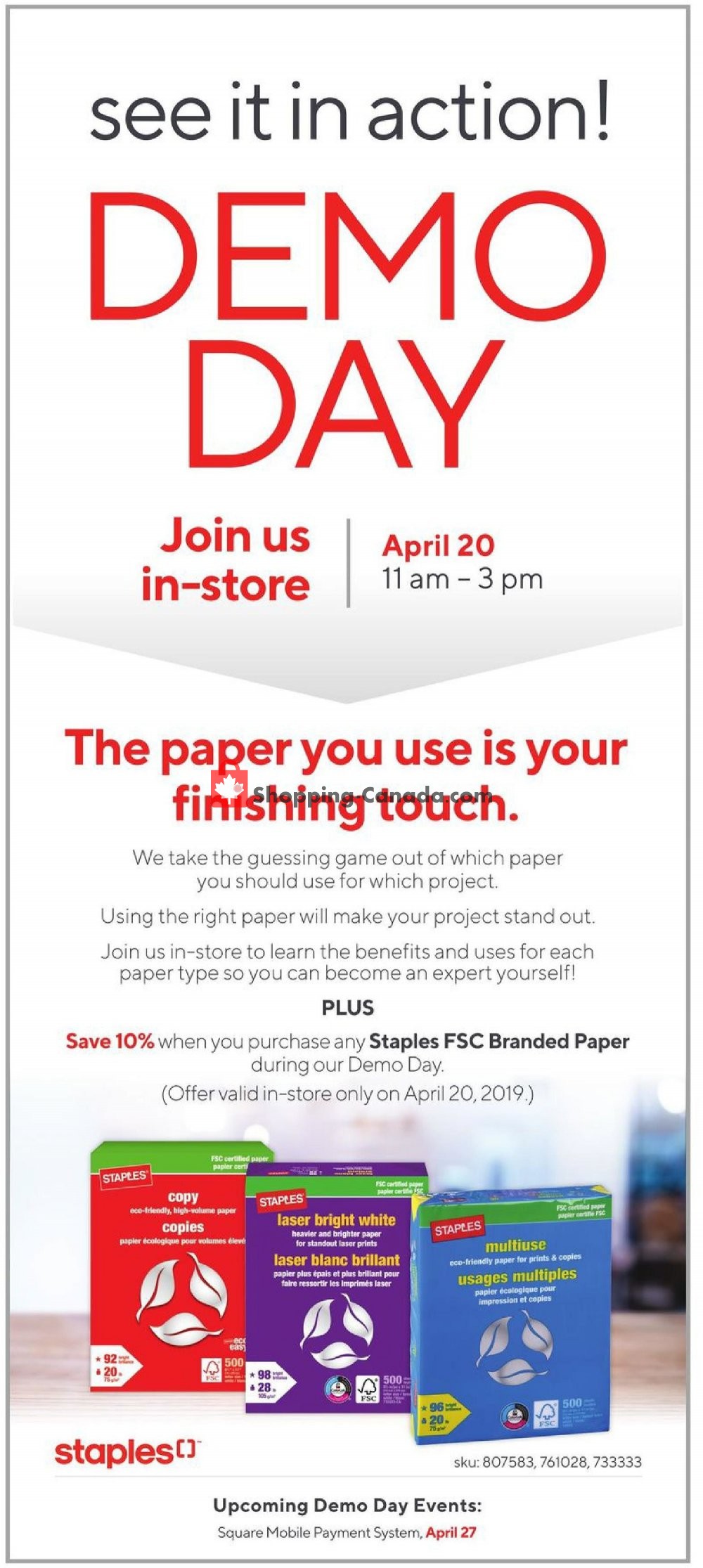 Staples flyer from Wednesday April 17, 2019 to Tuesday April 23, 2019 - page 17