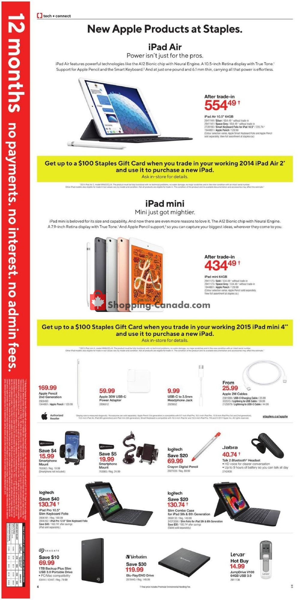 Staples flyer from Wednesday April 17, 2019 to Tuesday April 23, 2019 - page 4