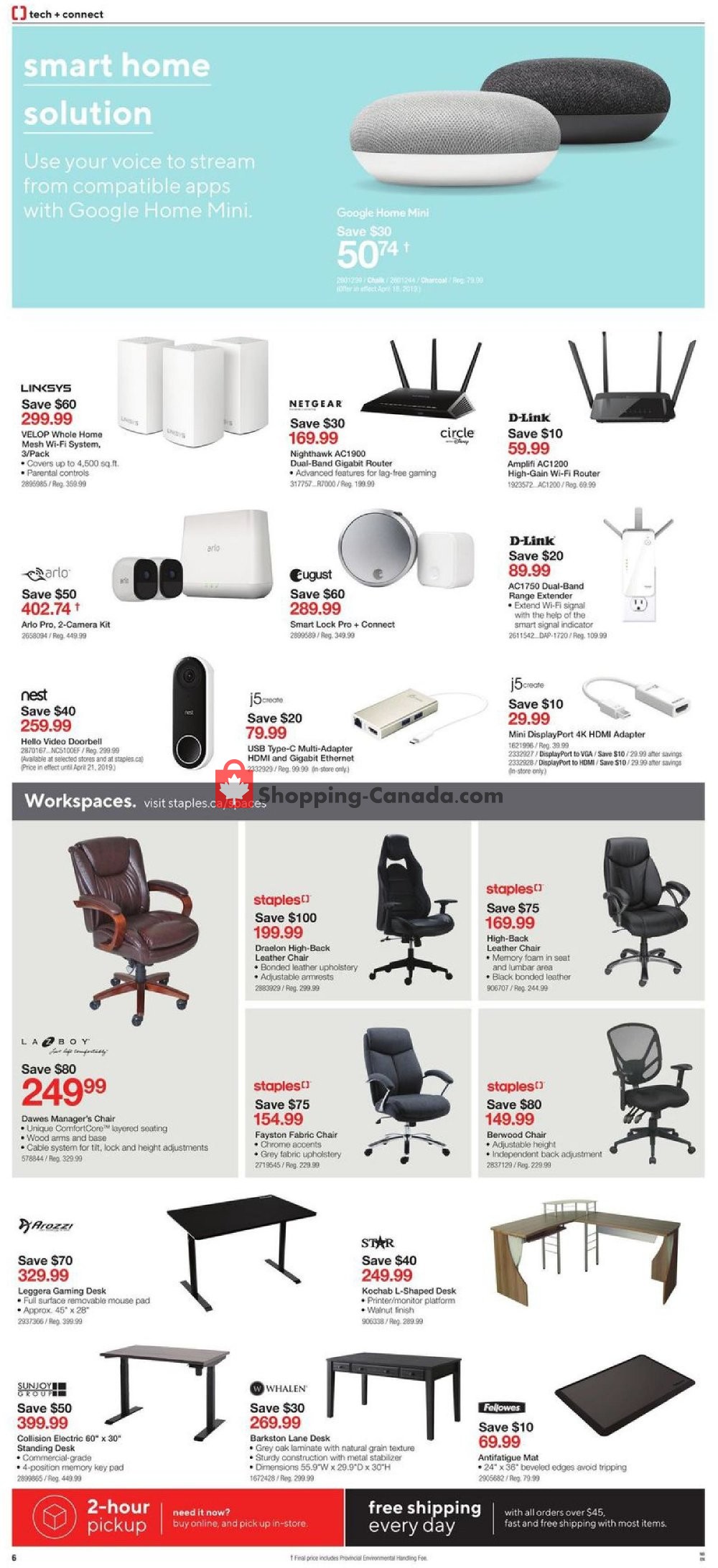 Staples flyer from Wednesday April 17, 2019 to Tuesday April 23, 2019 - page 6