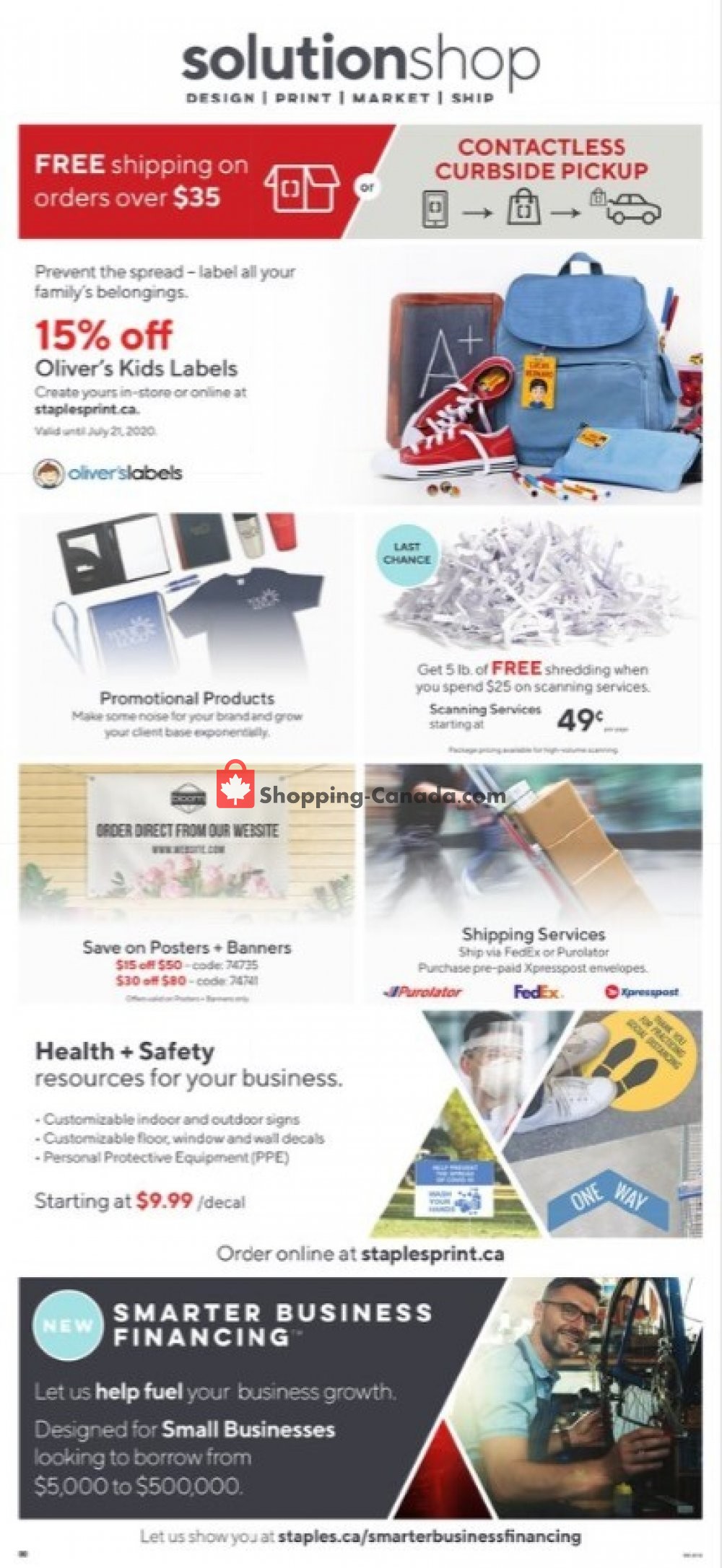 Staples flyer from Wednesday July 8, 2020 to Tuesday July 14, 2020 - page 12
