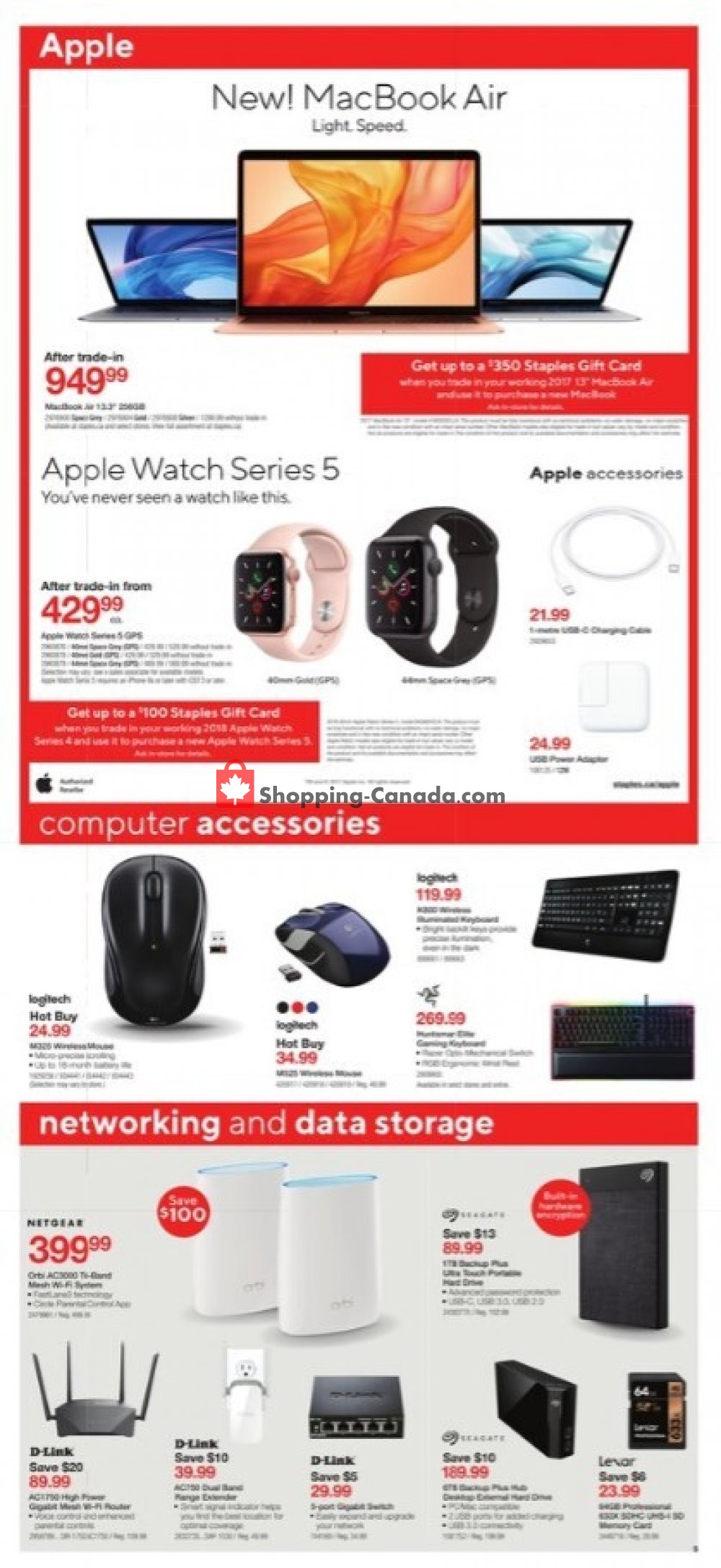 Staples flyer from Wednesday July 8, 2020 to Tuesday July 14, 2020 - page 5