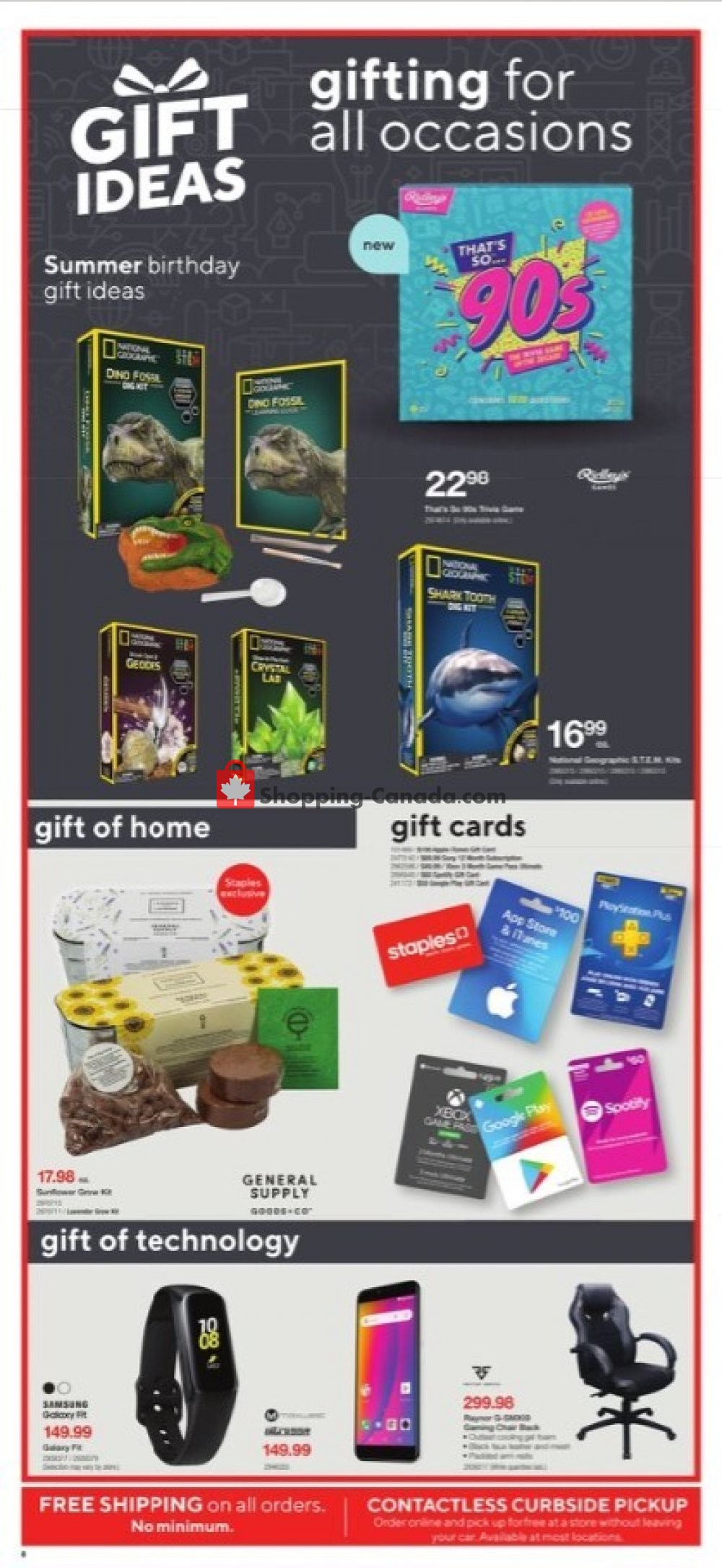 Staples flyer from Wednesday July 8, 2020 to Tuesday July 14, 2020 - page 8