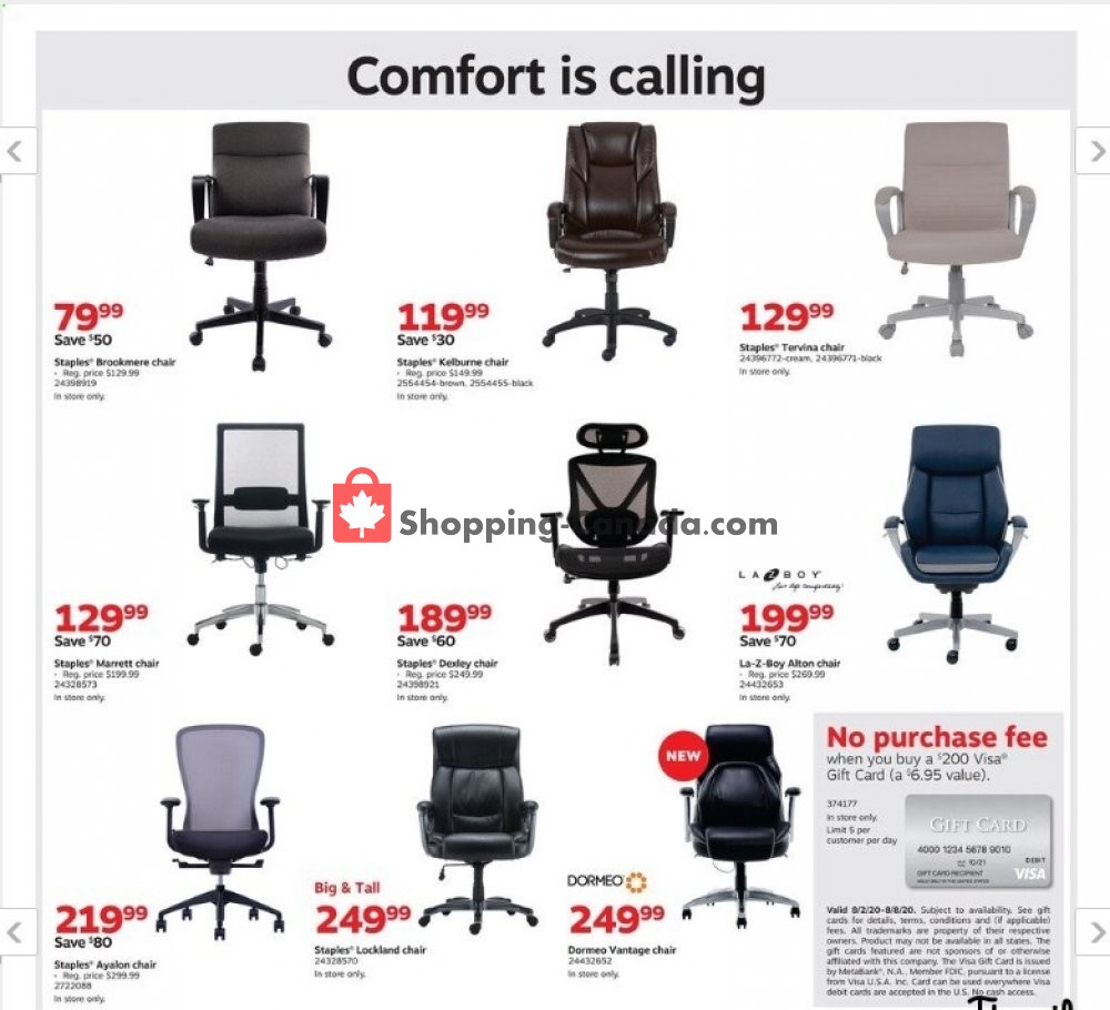 Staples flyer from Sunday August 2, 2020 to Saturday August 8, 2020 - page 12