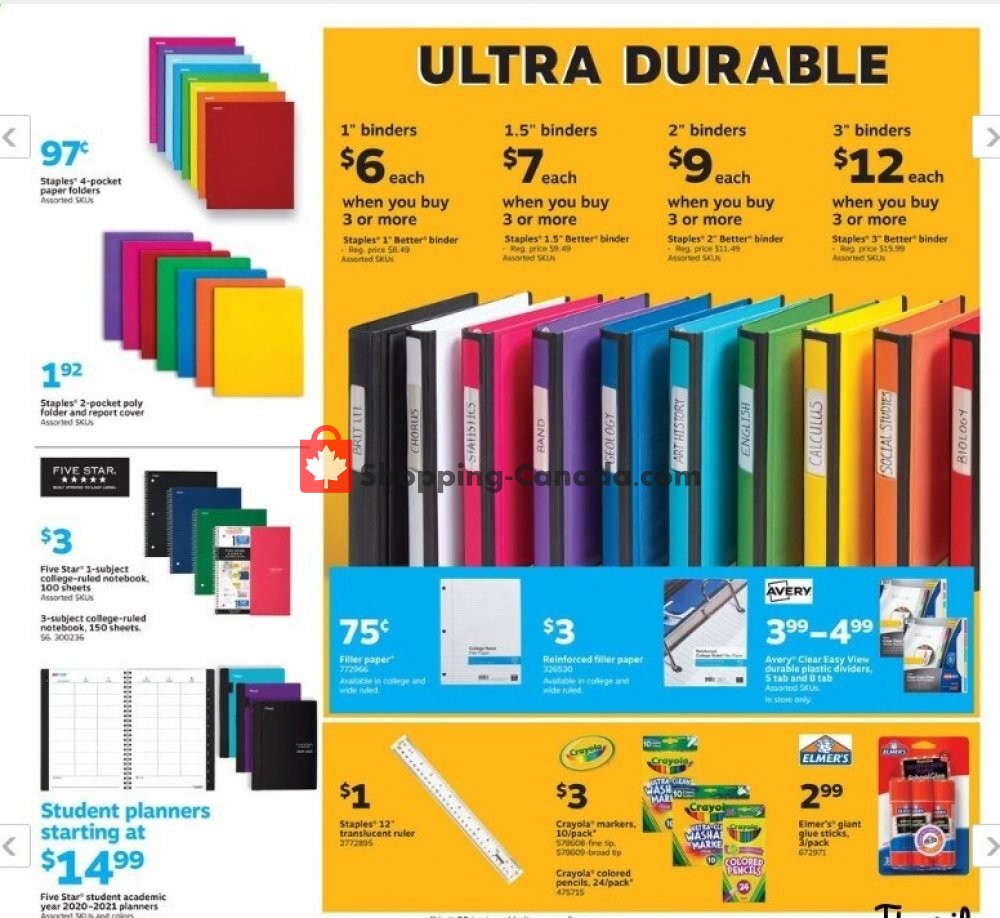 Staples flyer from Sunday August 2, 2020 to Saturday August 8, 2020 - page 2