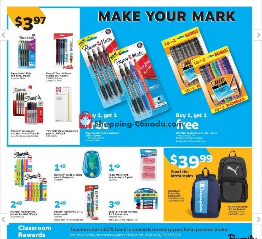 Staples flyer from Sunday August 2, 2020 to Saturday August 8, 2020 - page 4