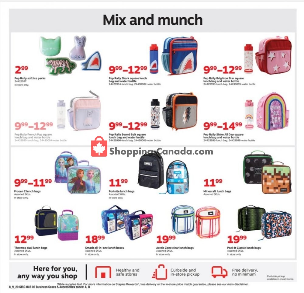 Staples flyer from Sunday August 9, 2020 to Saturday August 15, 2020 - page 11