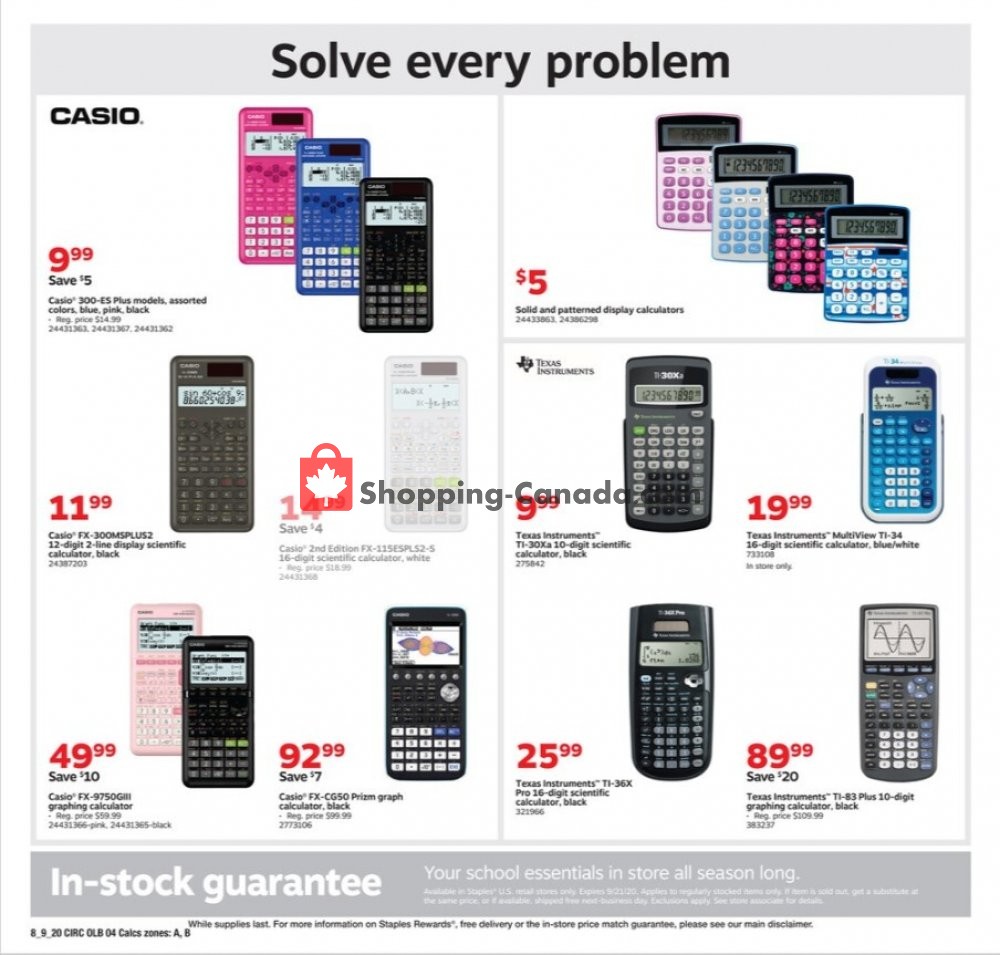 Staples flyer from Sunday August 9, 2020 to Saturday August 15, 2020 - page 13