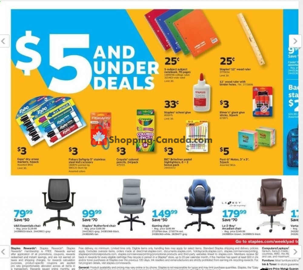 Staples flyer from Sunday July 5, 2020 to Saturday July 11, 2020 - page 13