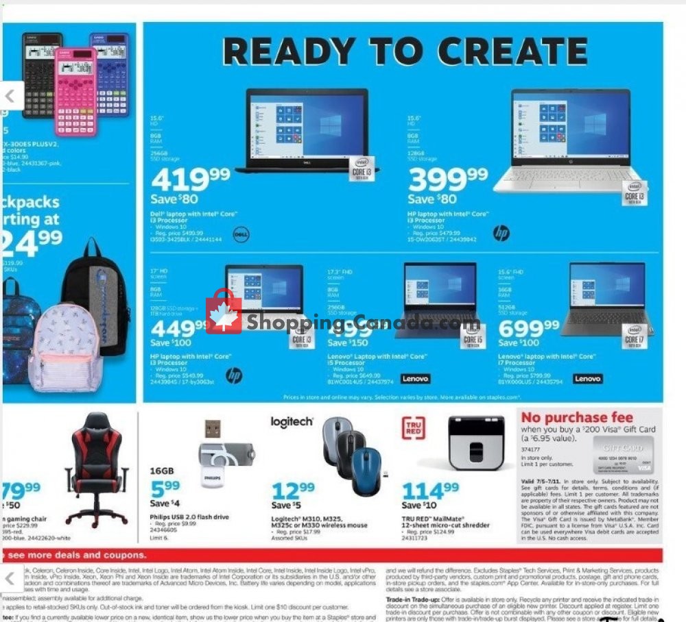 Staples flyer from Sunday July 5, 2020 to Saturday July 11, 2020 - page 14