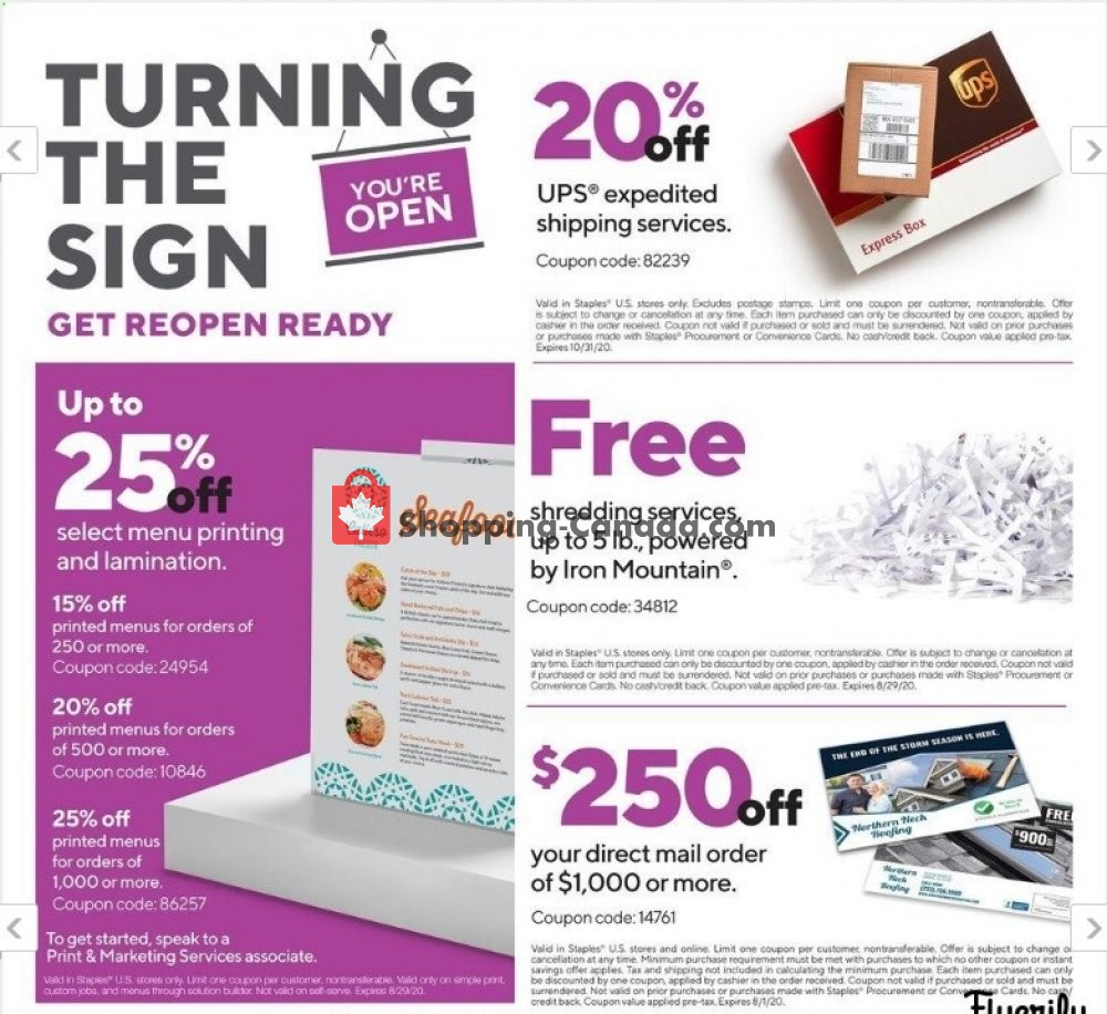Staples flyer from Sunday July 5, 2020 to Saturday July 11, 2020 - page 5
