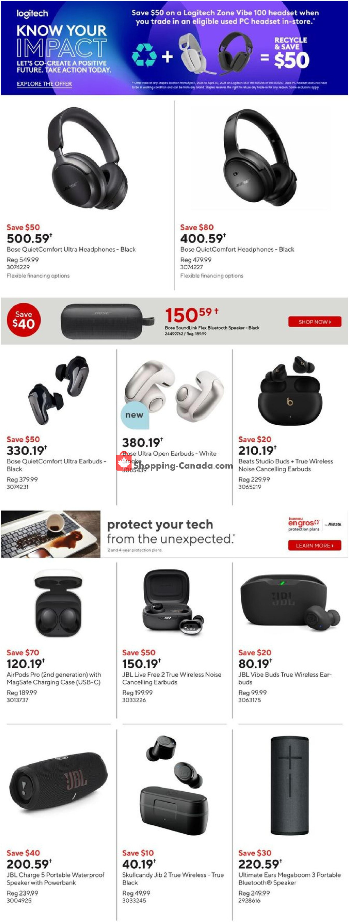 Staples flyer from Wednesday April 24, 2024 to Tuesday April 30, 2024 - page 11