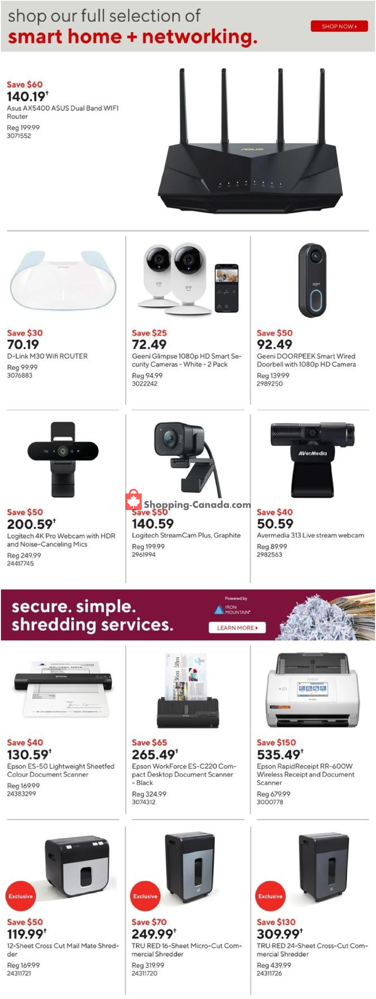 Staples flyer from Wednesday April 24, 2024 to Tuesday April 30, 2024 - page 14