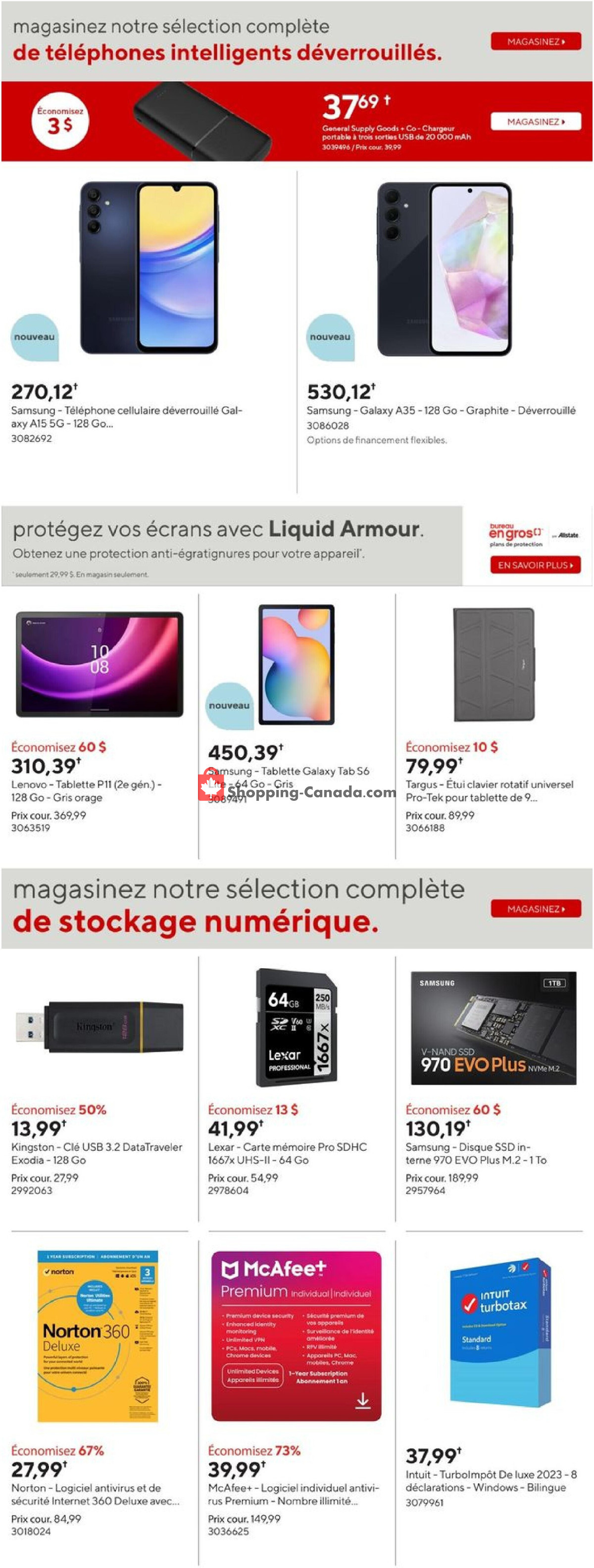 Staples flyer from Wednesday April 24, 2024 to Tuesday April 30, 2024 - page 13