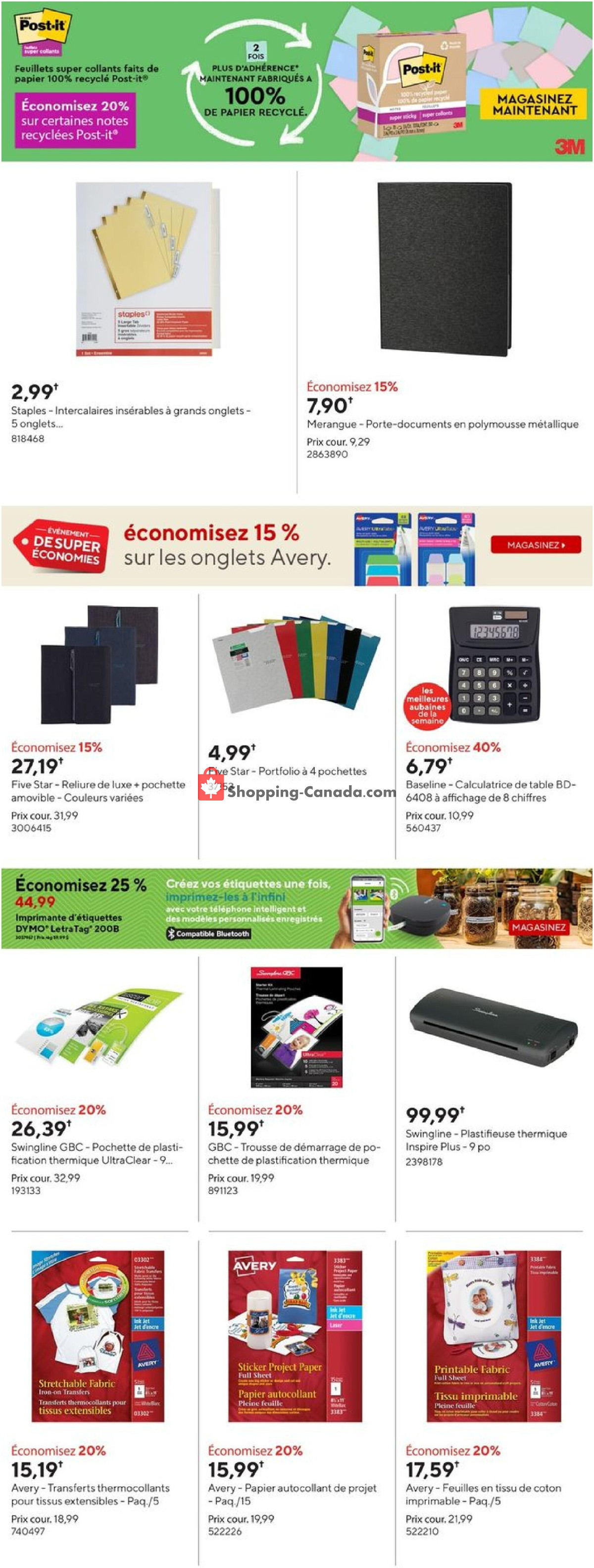 Staples flyer from Wednesday April 24, 2024 to Tuesday April 30, 2024 - page 4