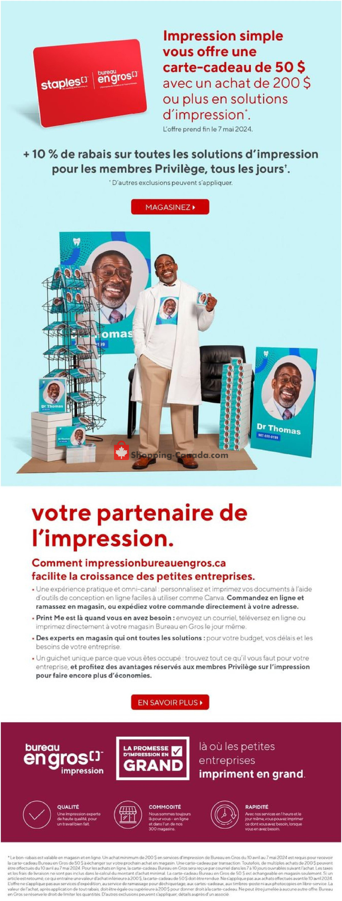 Staples flyer from Wednesday April 24, 2024 to Tuesday April 30, 2024 - page 7