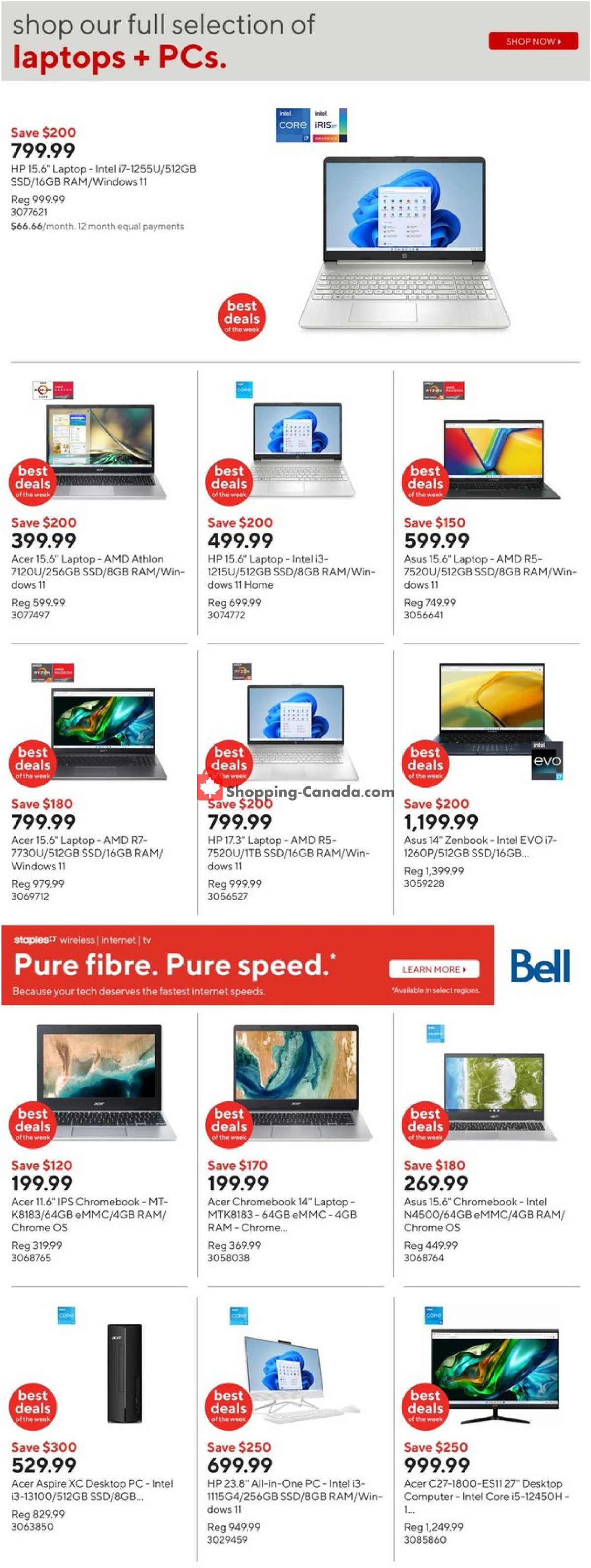 Staples flyer from Wednesday April 24, 2024 to Tuesday April 30, 2024 - page 10