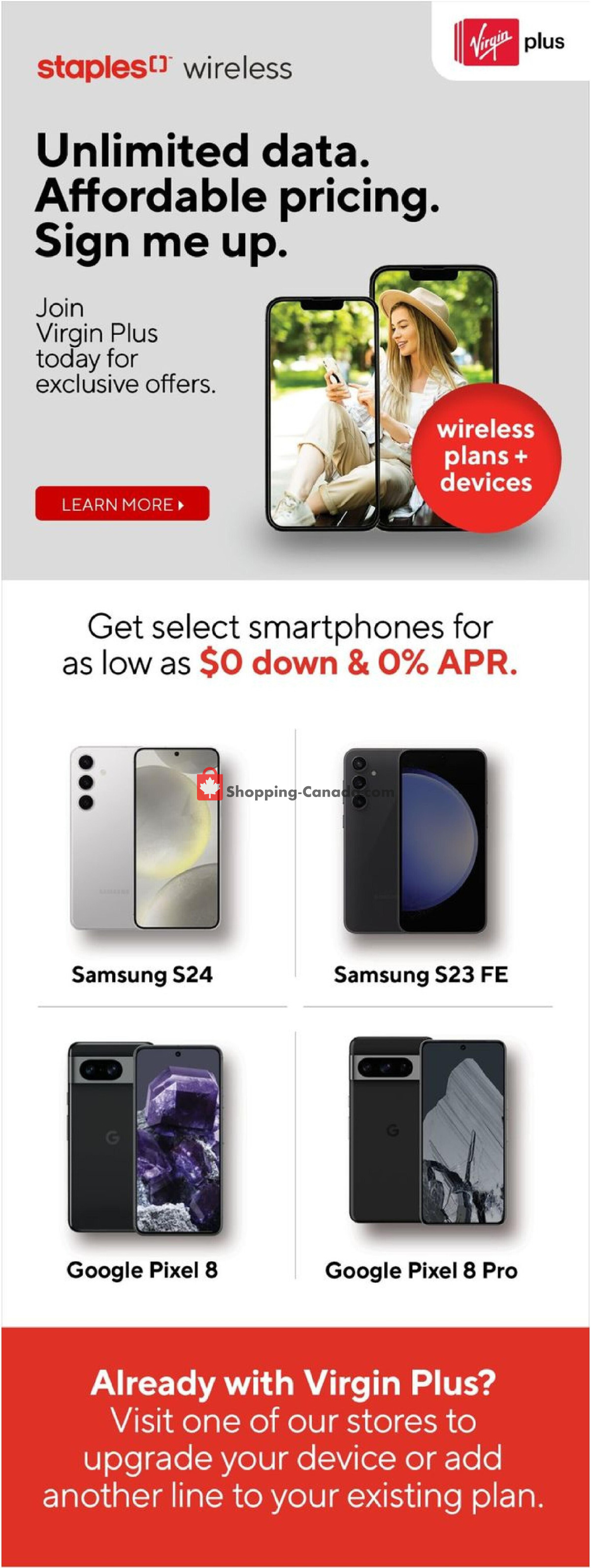 Staples flyer from Wednesday April 24, 2024 to Tuesday April 30, 2024 - page 13