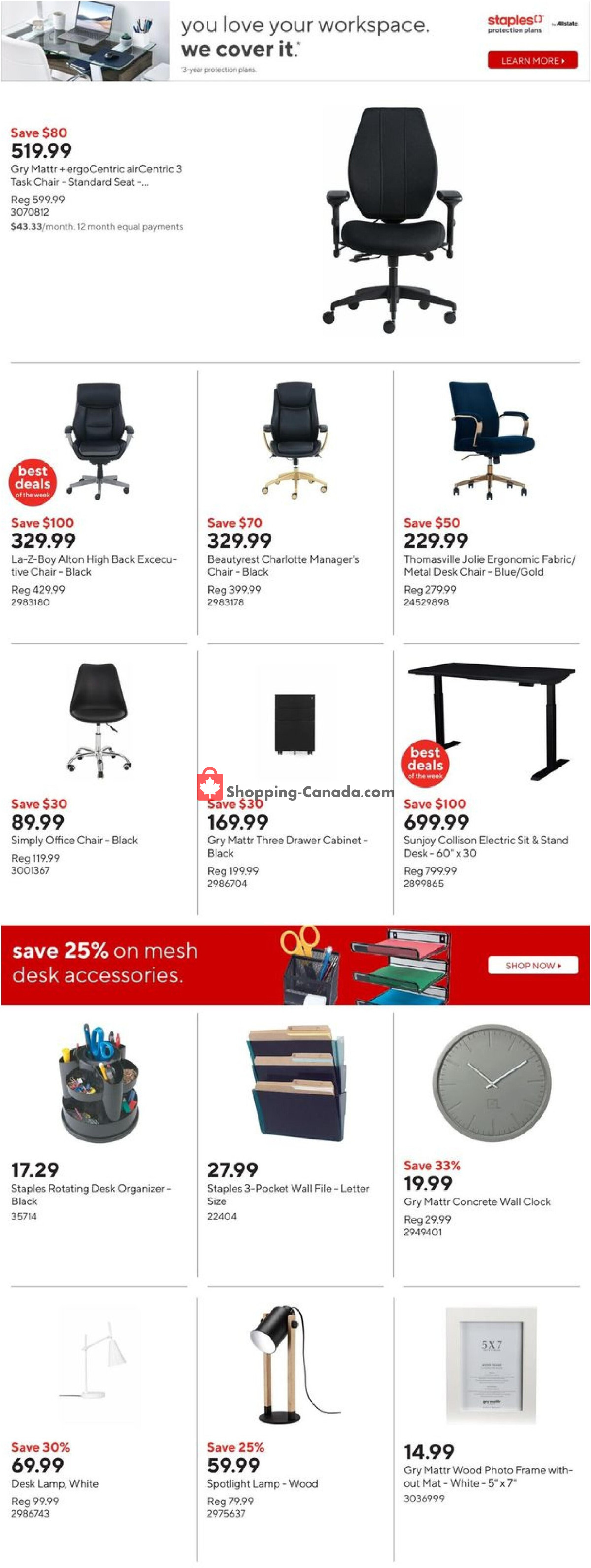 Staples flyer from Wednesday April 24, 2024 to Tuesday April 30, 2024 - page 19