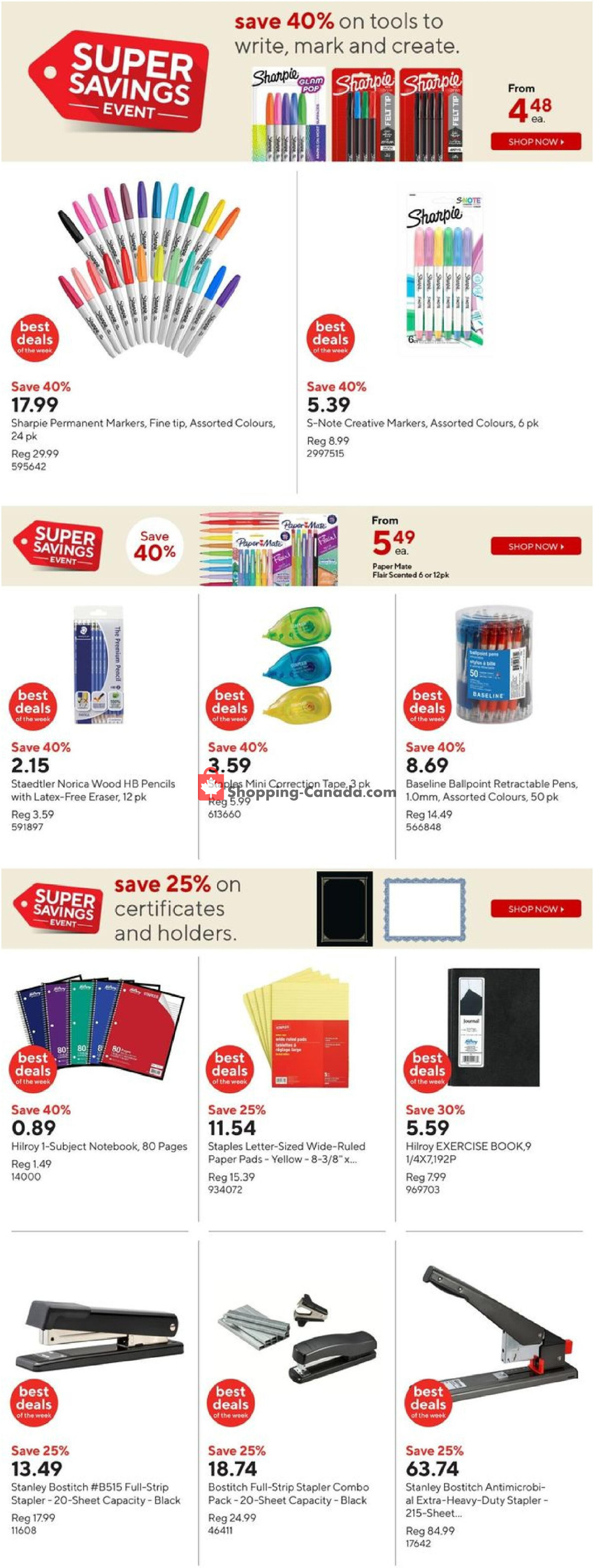 Staples flyer from Wednesday April 24, 2024 to Tuesday April 30, 2024 - page 3