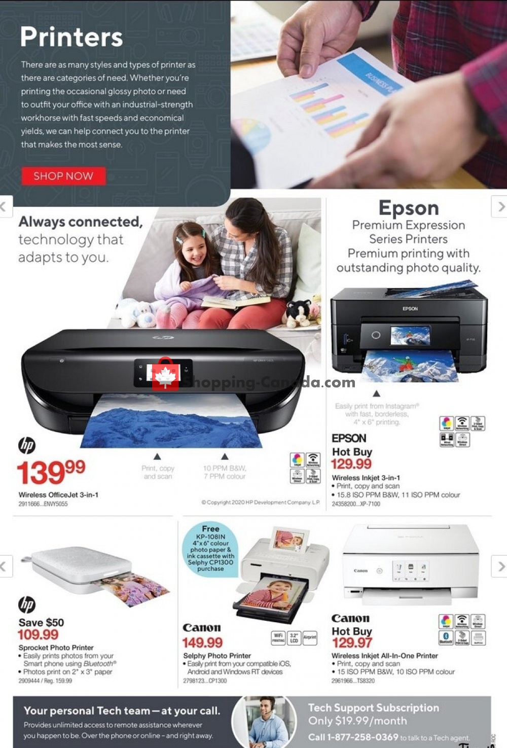 Staples Canada, flyer (Tech Brands For Working And Learning) June