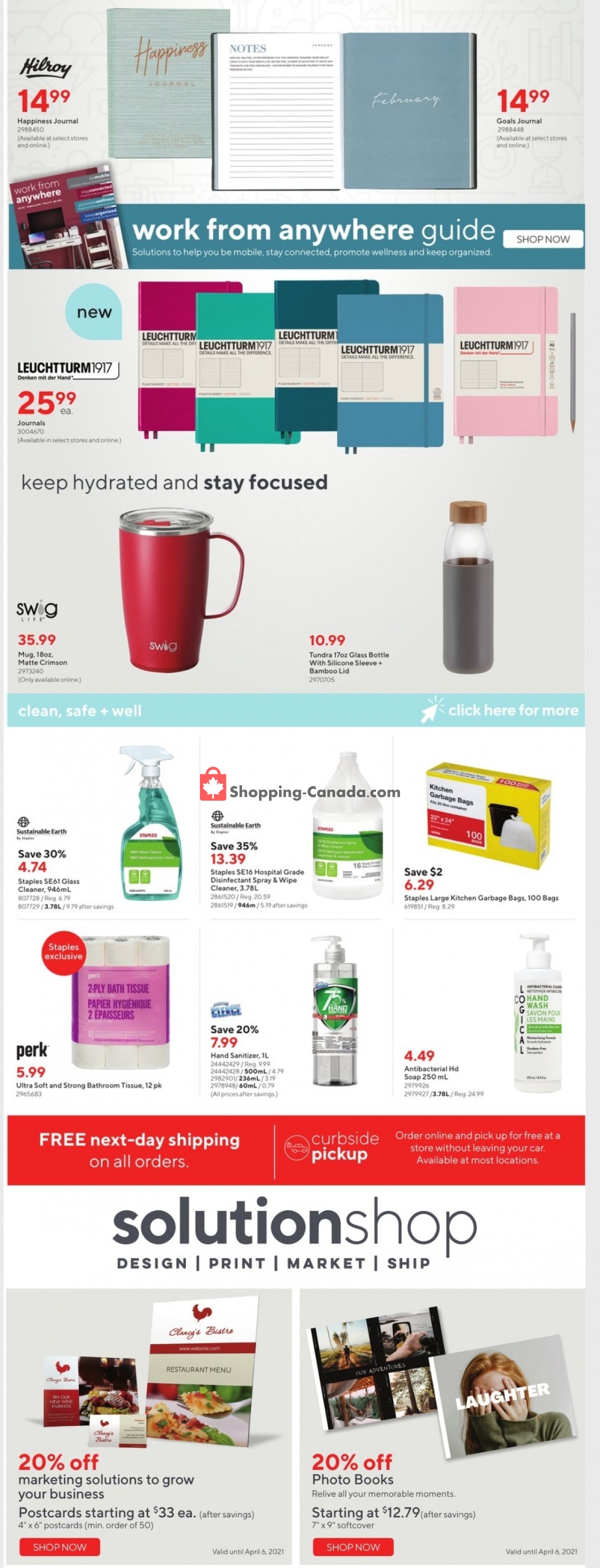 Staples flyer from Wednesday March 31, 2021 to Tuesday April 6, 2021 - page 11