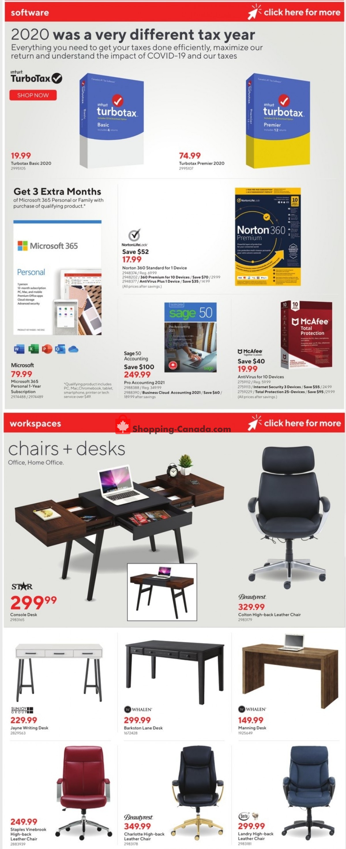 Staples flyer from Wednesday March 31, 2021 to Tuesday April 6, 2021 - page 9
