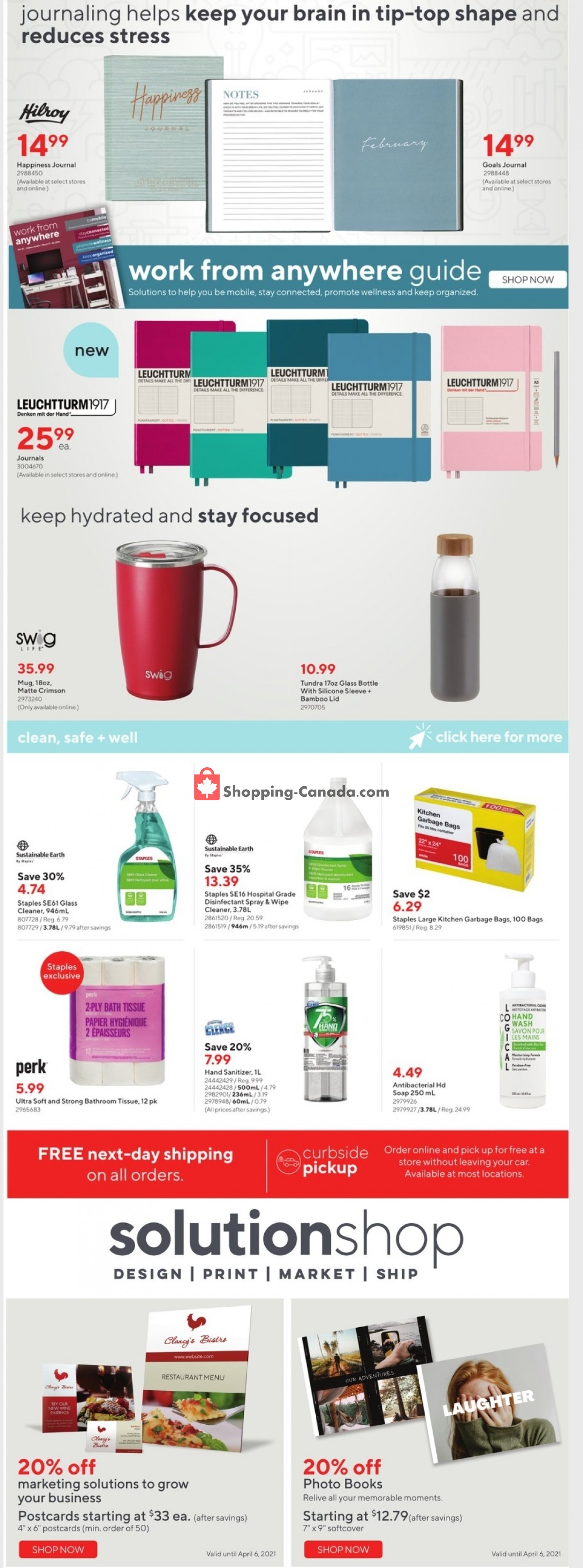 Staples flyer from Wednesday March 31, 2021 to Tuesday April 6, 2021 - page 11