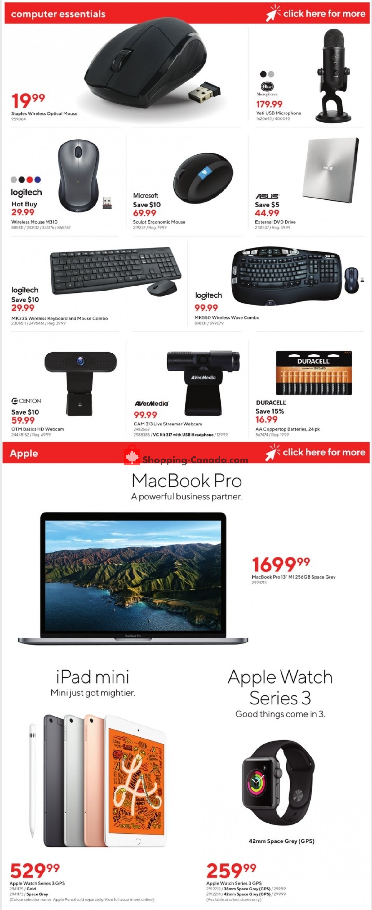 Staples flyer from Wednesday March 31, 2021 to Tuesday April 6, 2021 - page 6