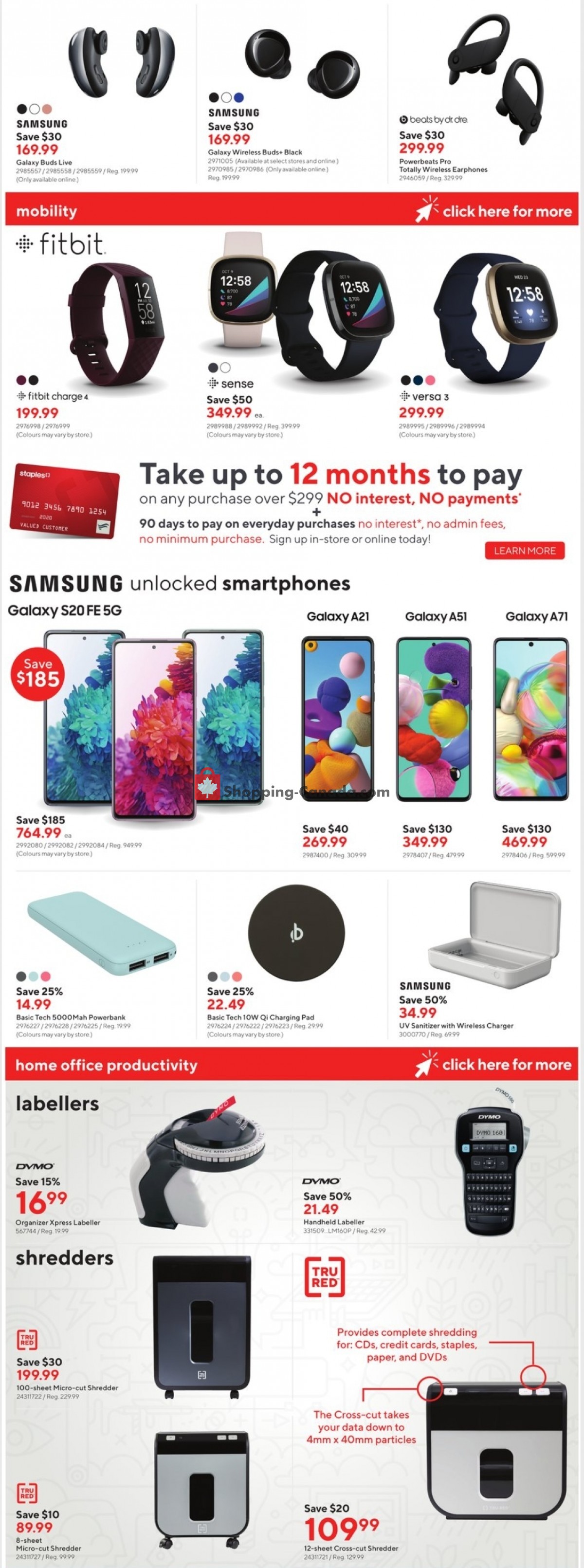 Staples flyer from Wednesday March 31, 2021 to Tuesday April 6, 2021 - page 8