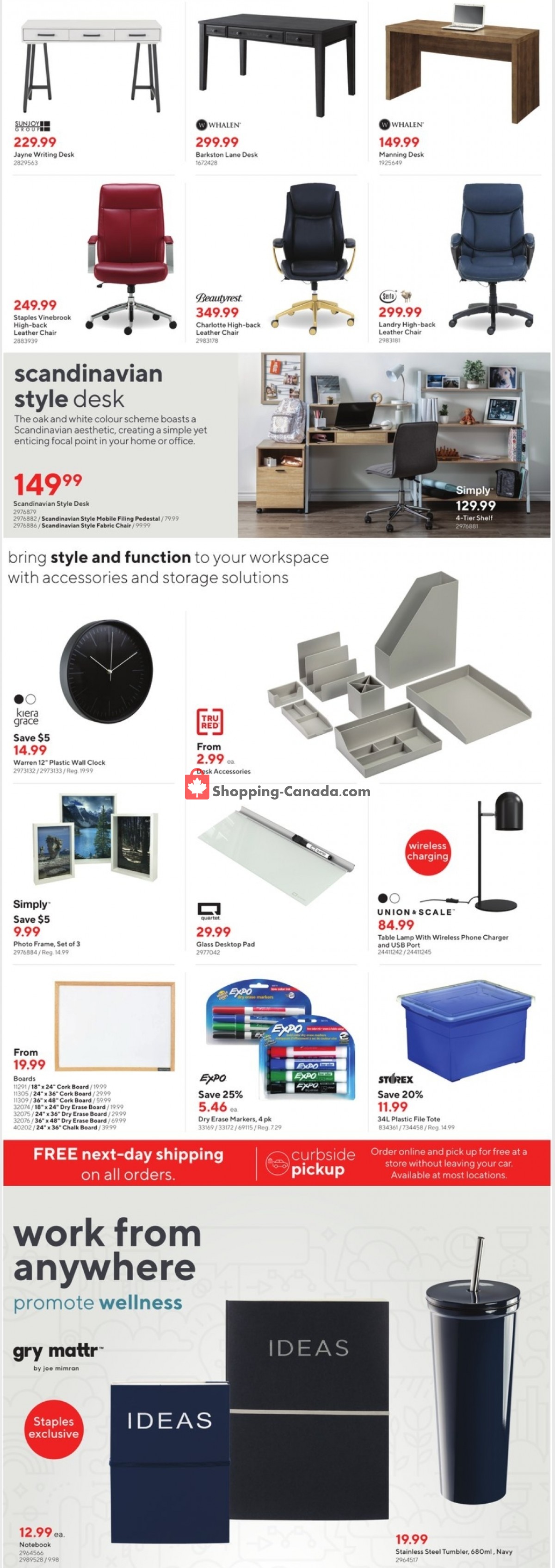 Staples flyer from Wednesday March 31, 2021 to Tuesday April 6, 2021 - page 10