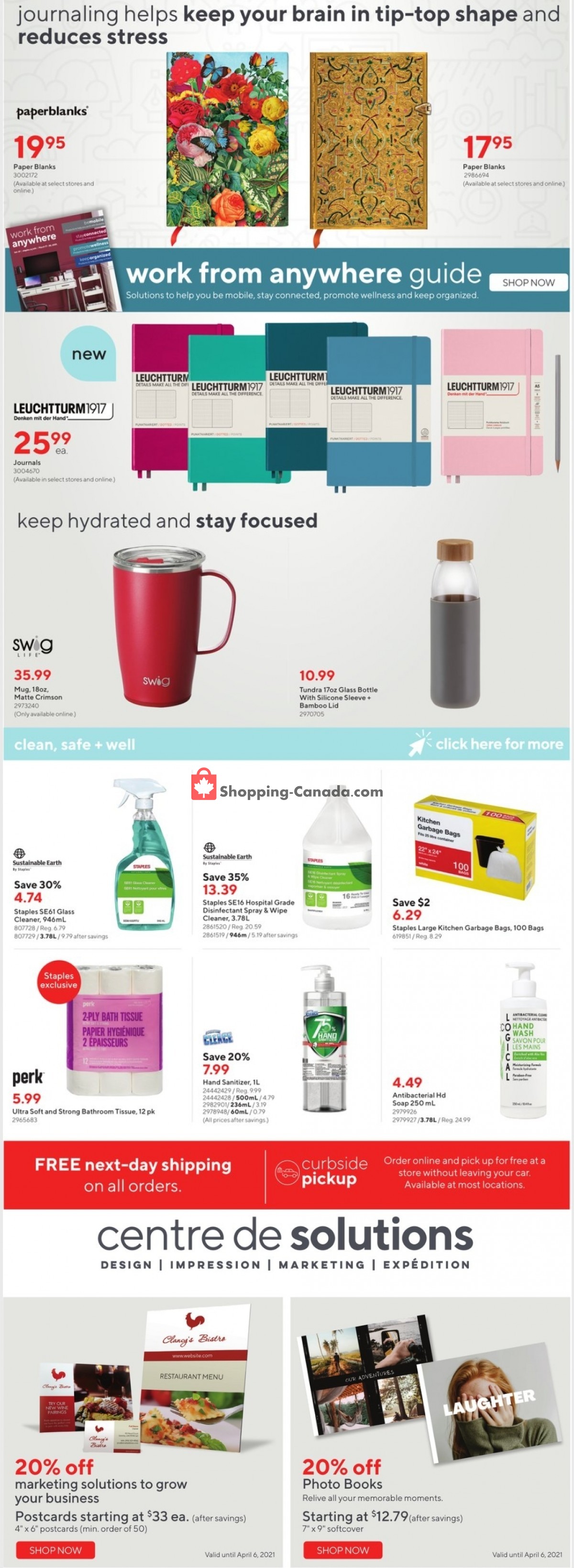 Staples flyer from Wednesday March 31, 2021 to Tuesday April 6, 2021 - page 11