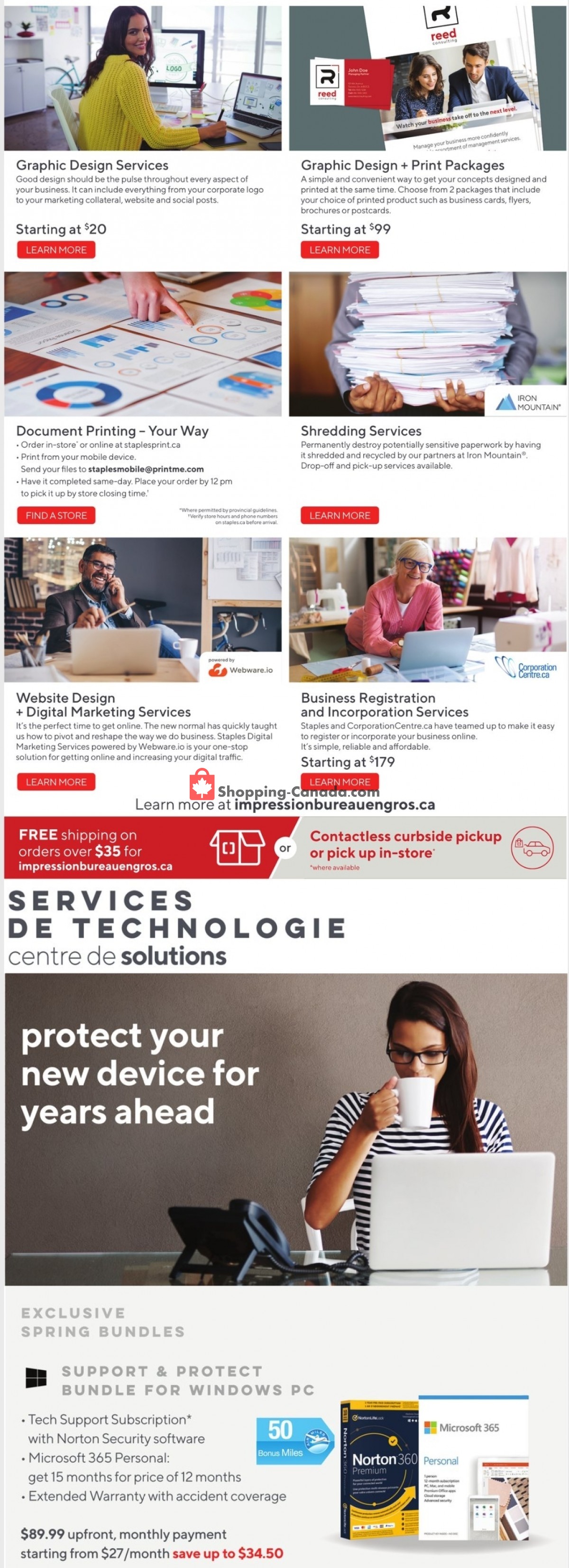 Staples flyer from Wednesday March 31, 2021 to Tuesday April 6, 2021 - page 12