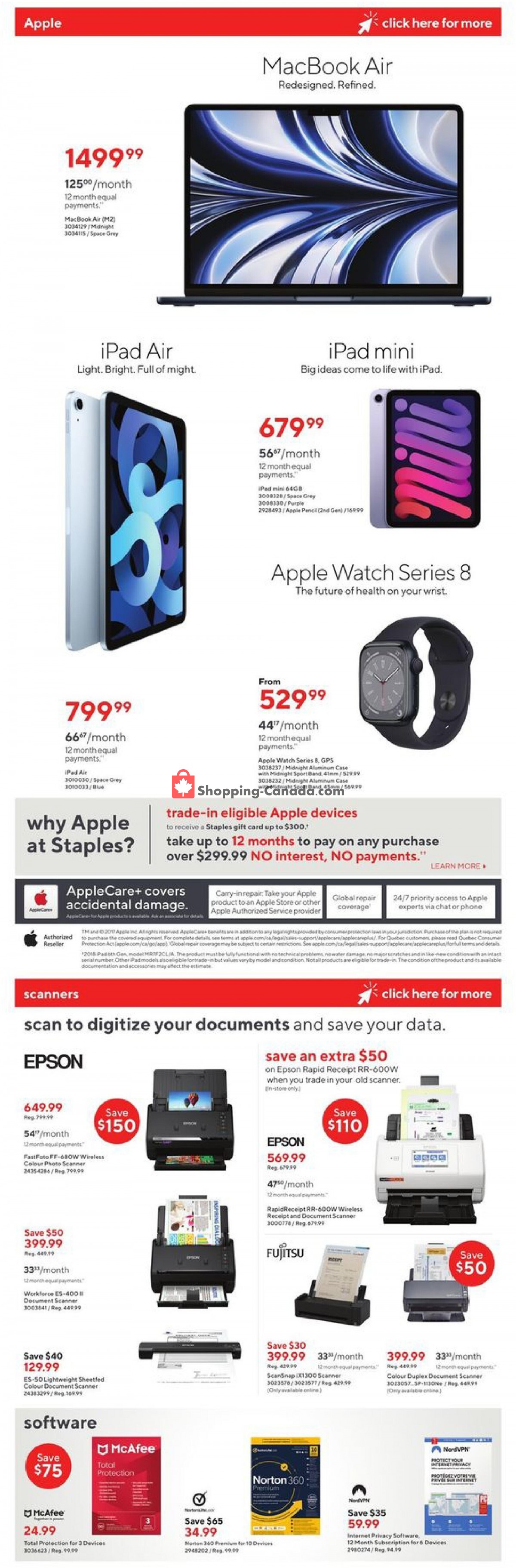 Staples Canada, flyer (The Great Hybrid Work Event QC) March 8 March 14, 2023 Shopping