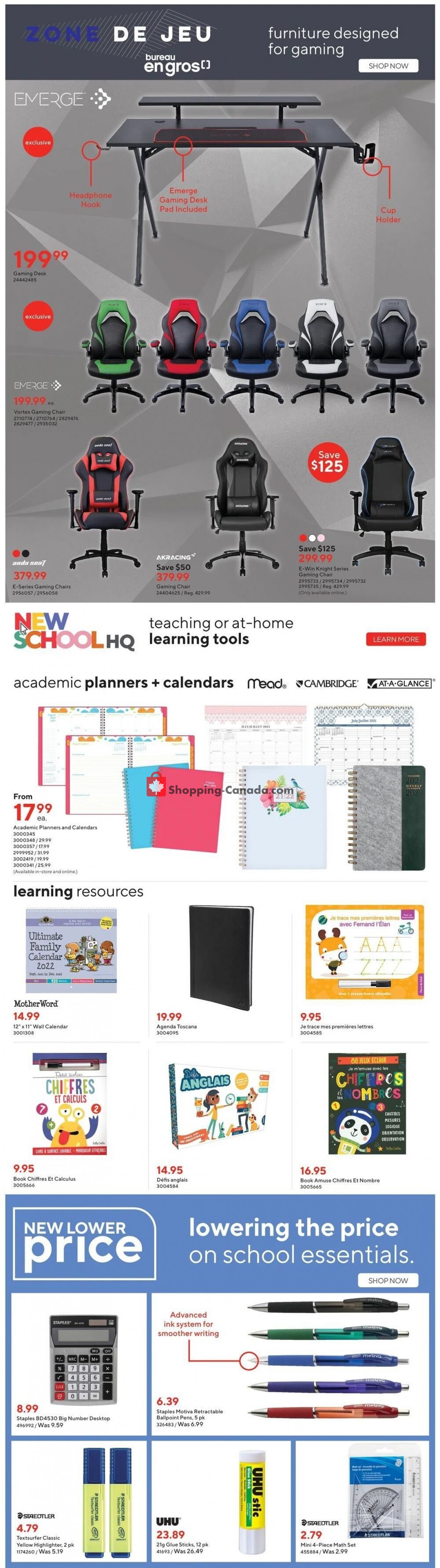 Staples flyer from Wednesday June 2, 2021 to Tuesday June 8, 2021 - page 10