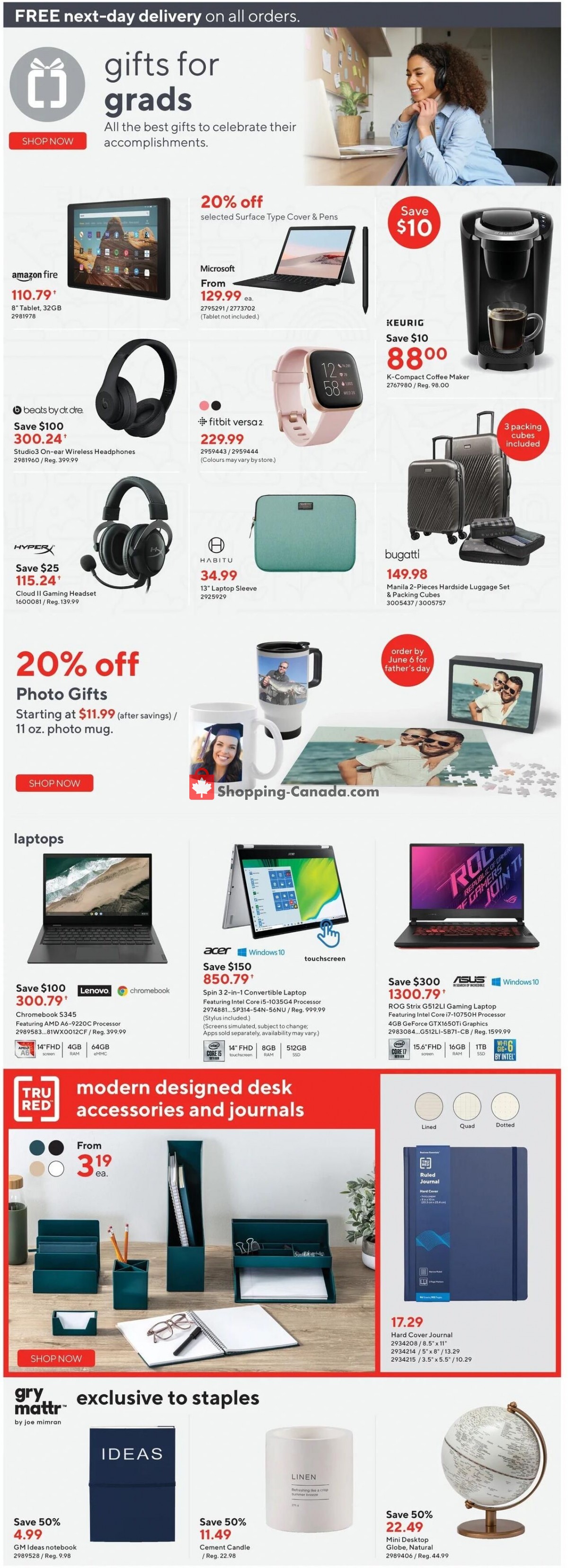 Staples flyer from Wednesday June 2, 2021 to Tuesday June 8, 2021 - page 4