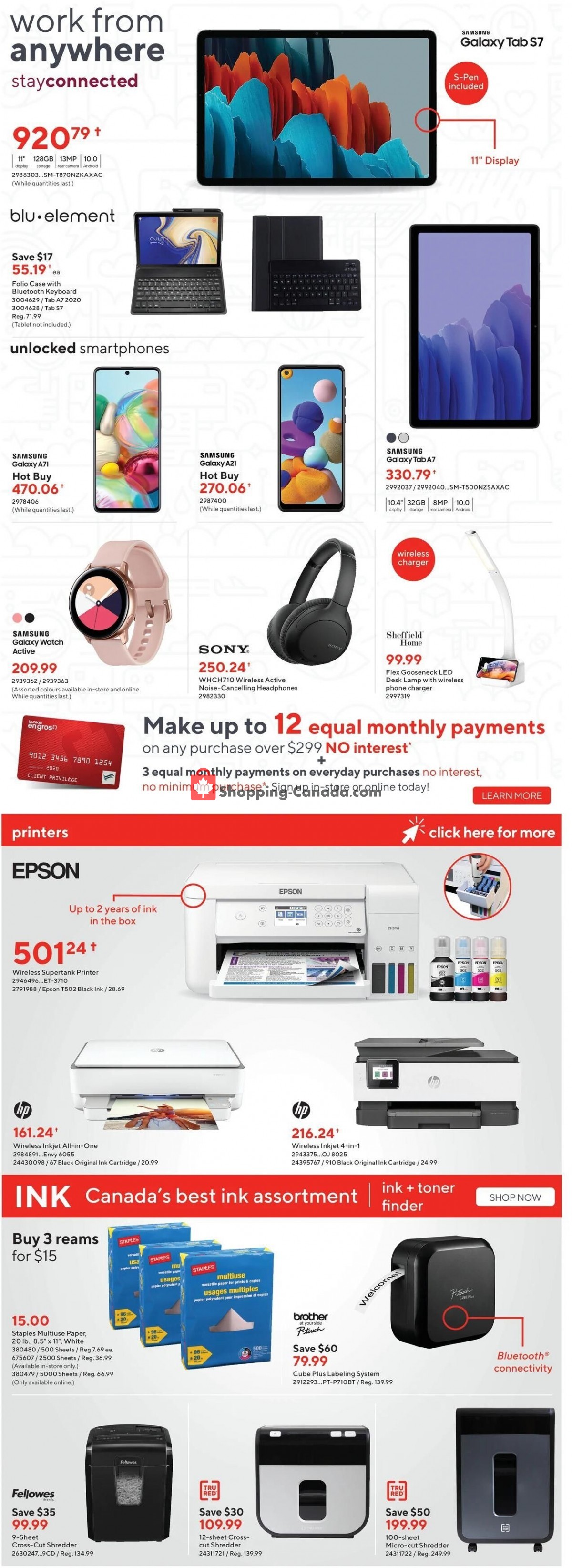 Staples flyer from Wednesday June 2, 2021 to Tuesday June 8, 2021 - page 7