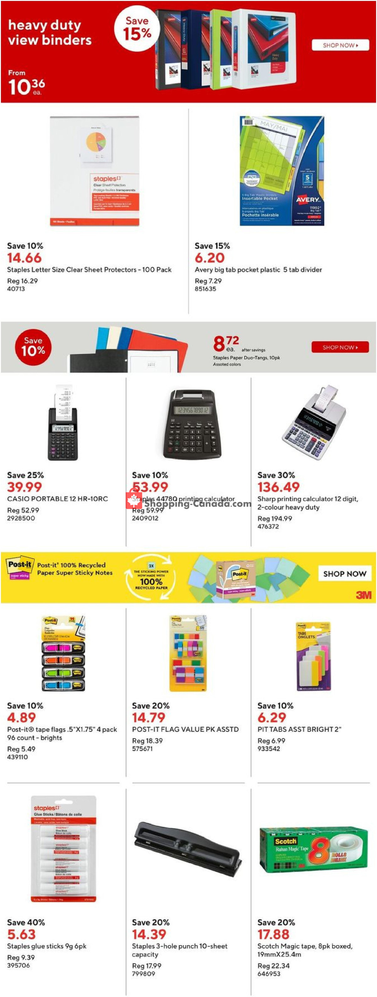 Staples flyer from Wednesday March 13, 2024 to Tuesday March 19, 2024 - page 20