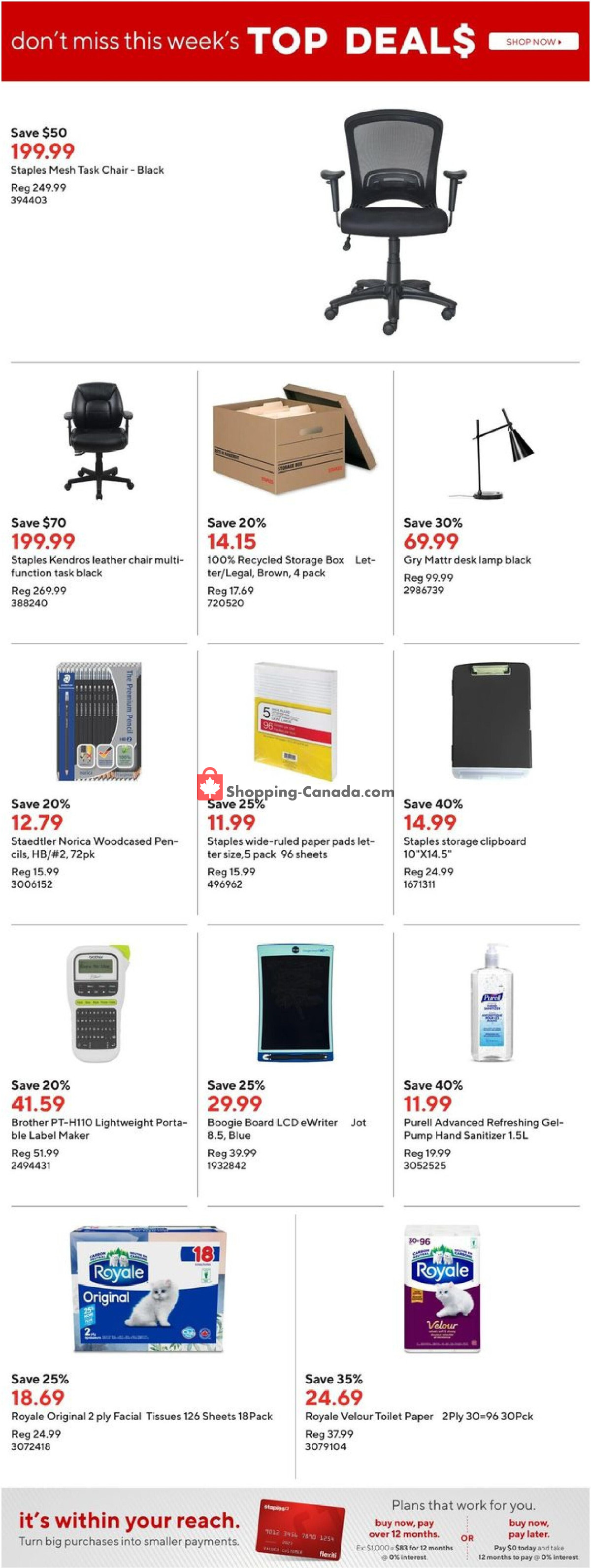 Staples flyer from Wednesday March 13, 2024 to Tuesday March 19, 2024 - page 3