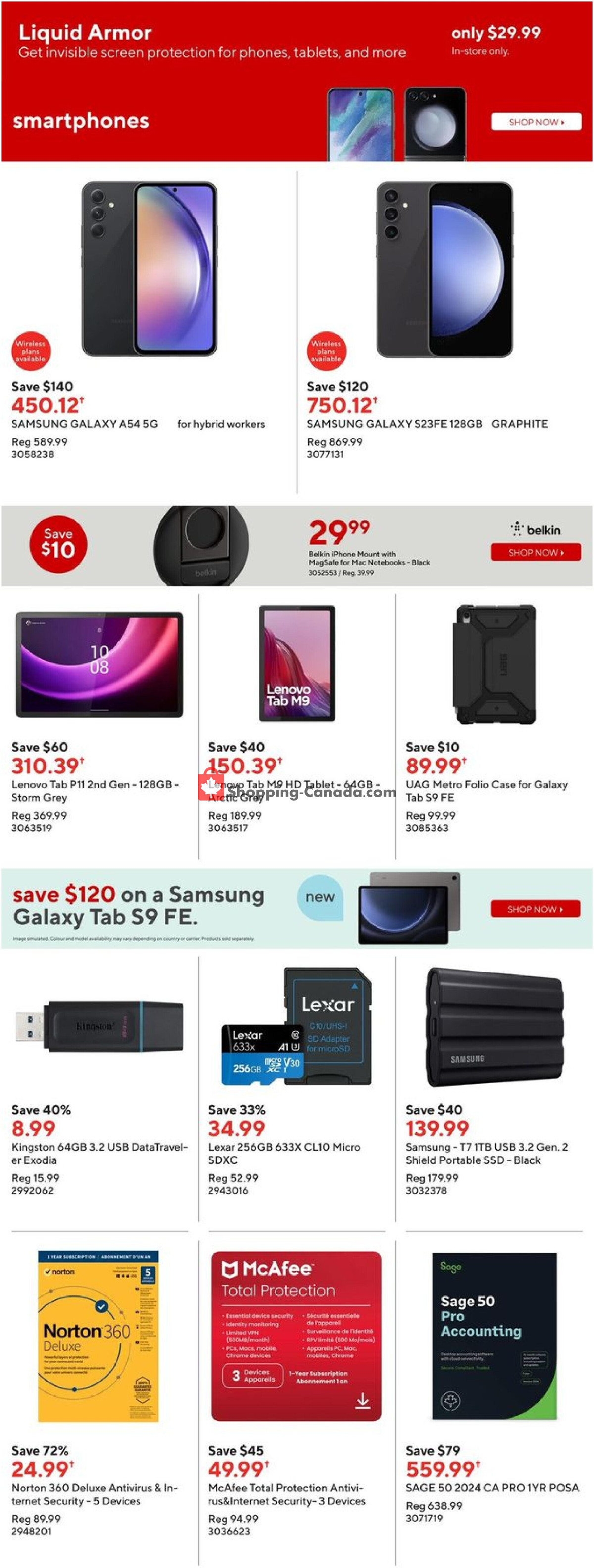 Staples flyer from Wednesday March 13, 2024 to Tuesday March 19, 2024 - page 10