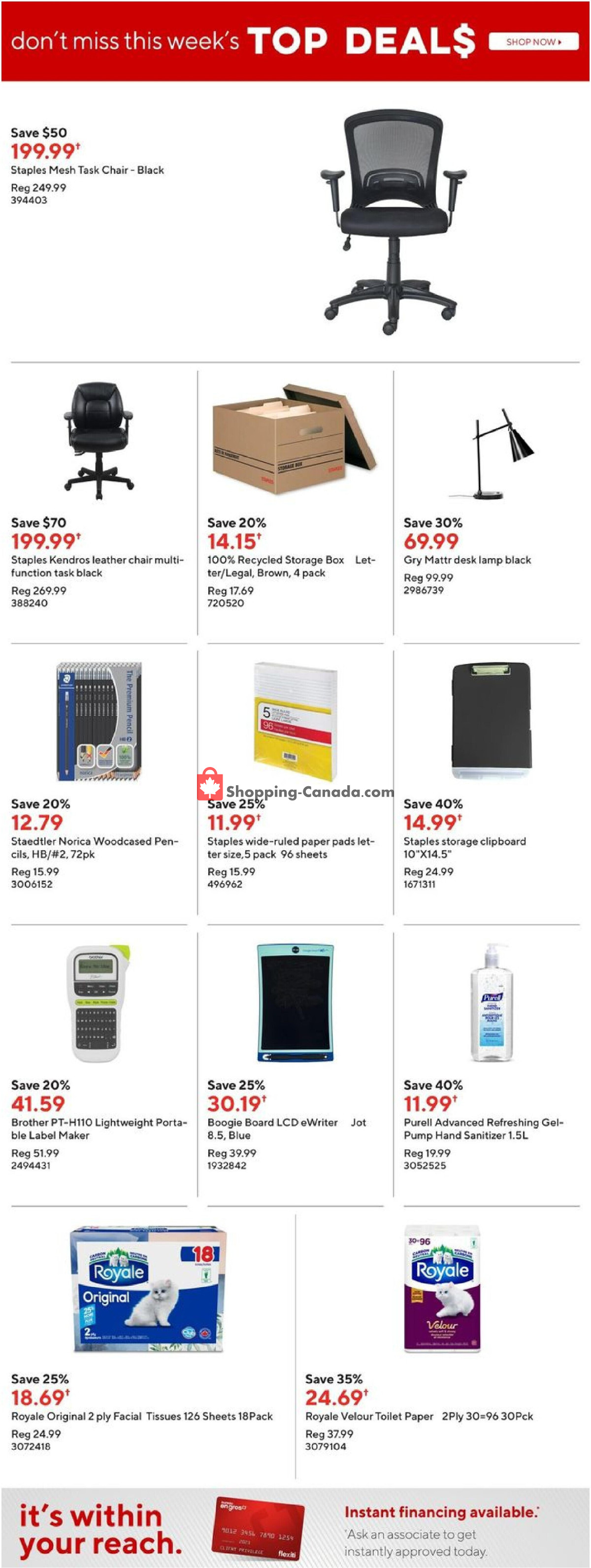 Staples flyer from Wednesday March 13, 2024 to Tuesday March 19, 2024 - page 3