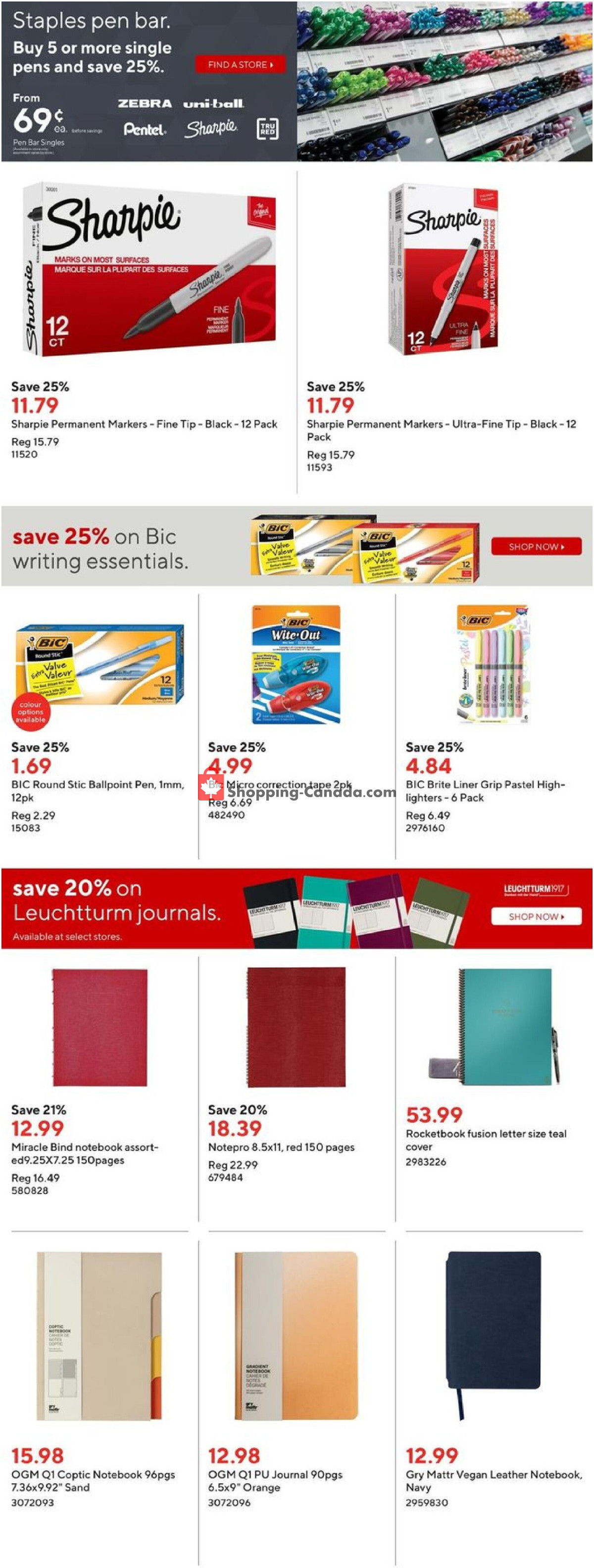 Staples flyer from Wednesday March 13, 2024 to Tuesday March 19, 2024 - page 19