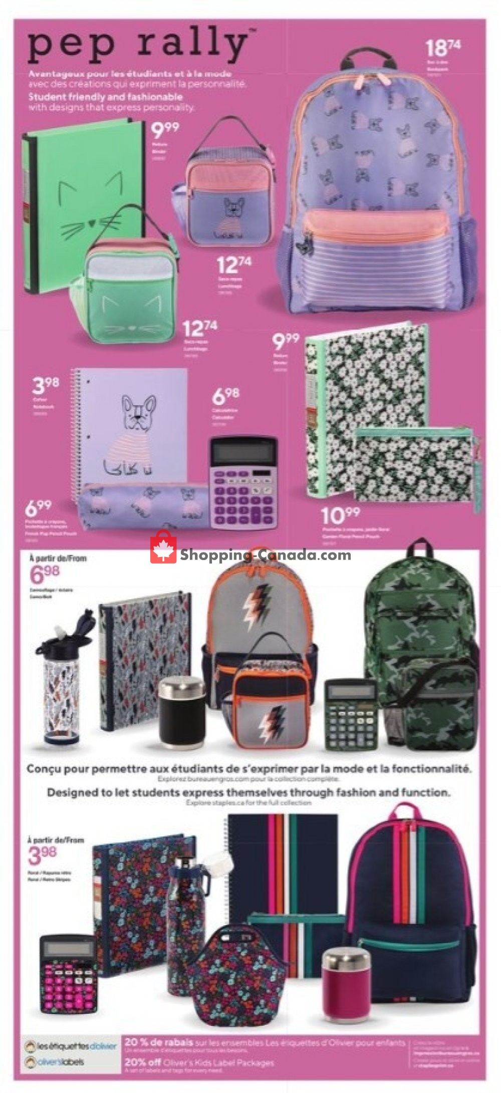 Staples flyer from Wednesday August 5, 2020 to Tuesday August 11, 2020 - page 3