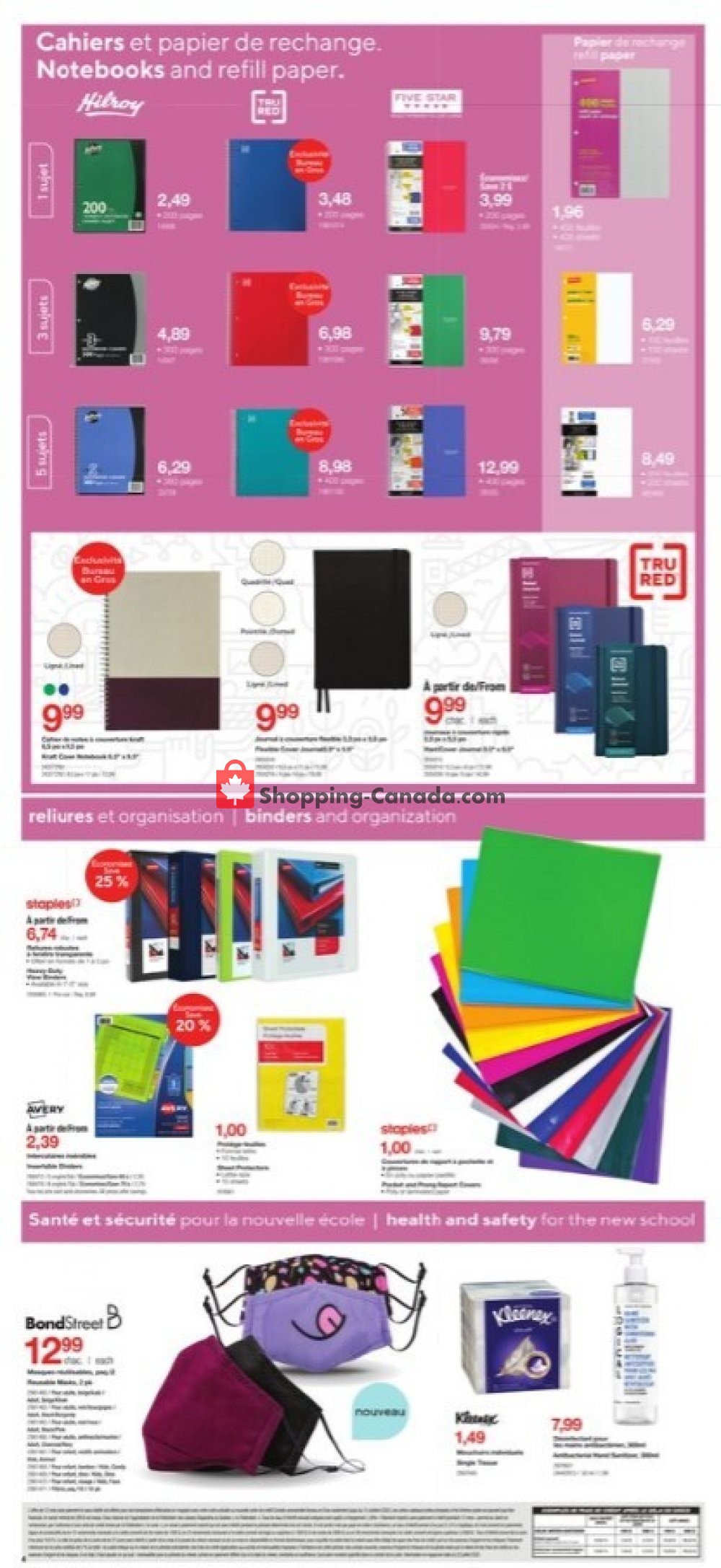 Staples flyer from Wednesday August 5, 2020 to Tuesday August 11, 2020 - page 4