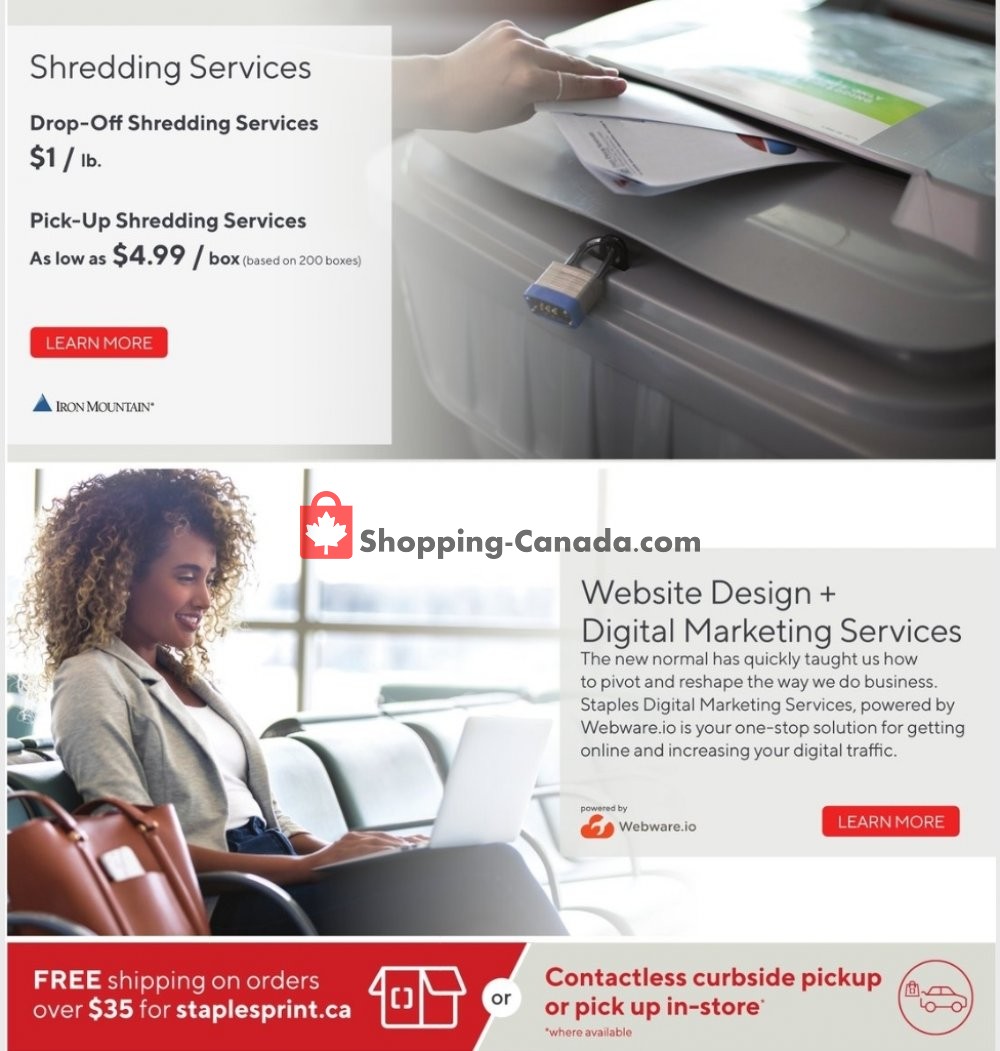 Staples flyer from Wednesday January 20, 2021 to Tuesday January 26, 2021 - page 19
