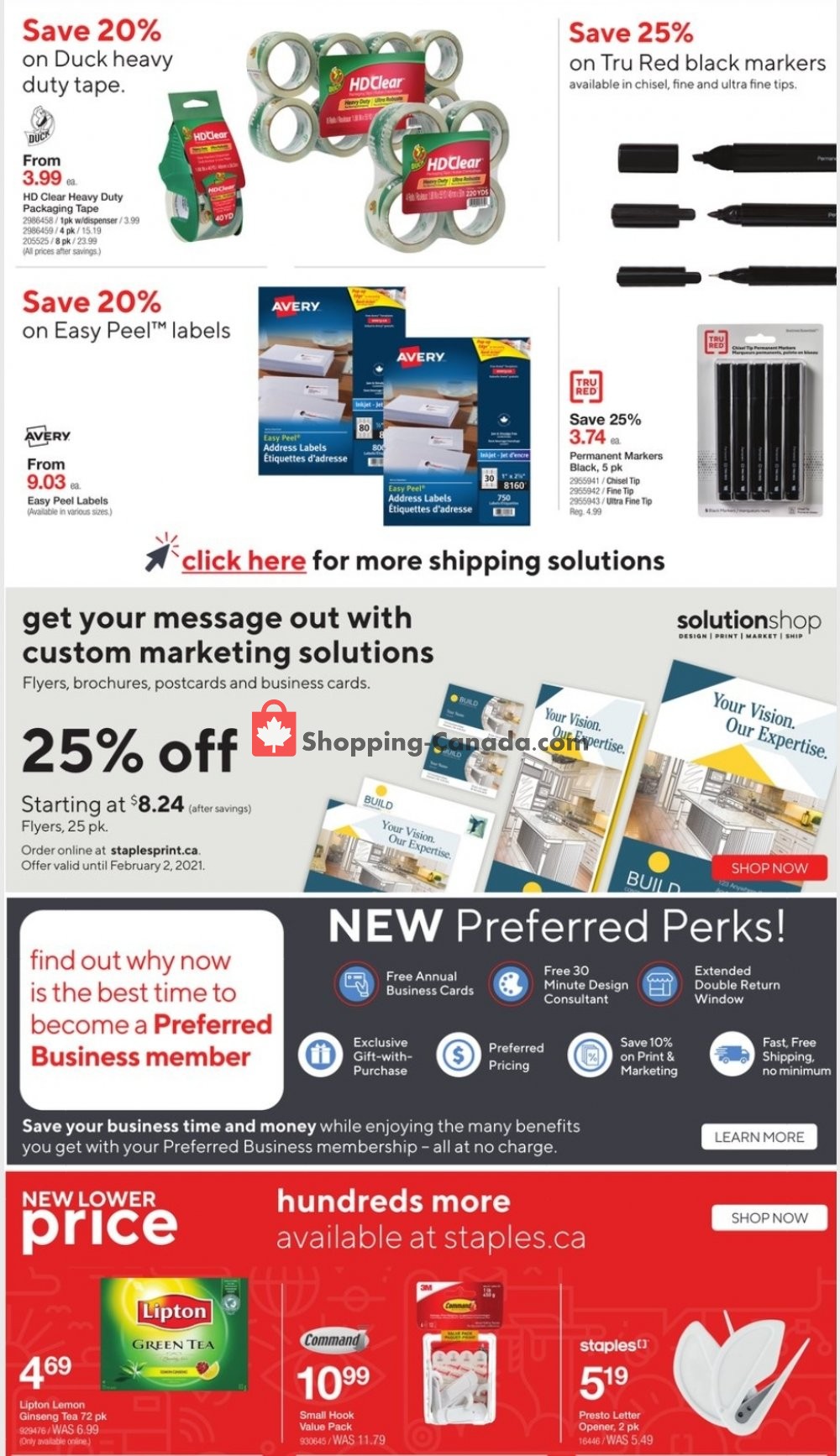 Staples flyer from Wednesday January 20, 2021 to Tuesday January 26, 2021 - page 3