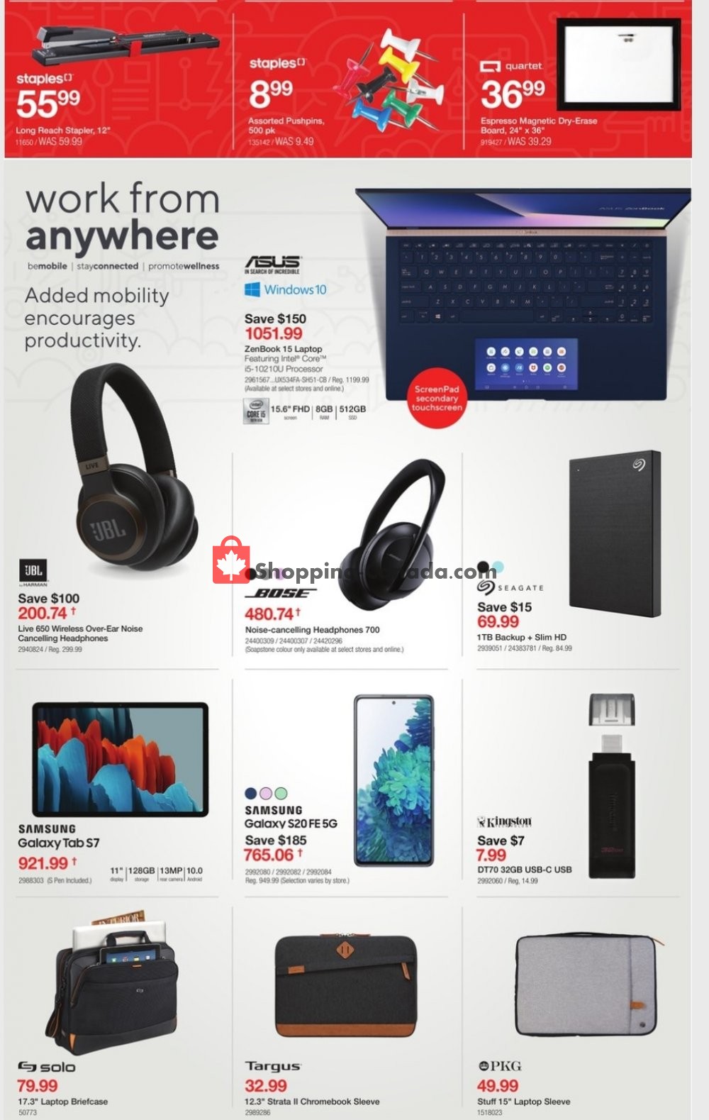 Staples flyer from Wednesday January 20, 2021 to Tuesday January 26, 2021 - page 4