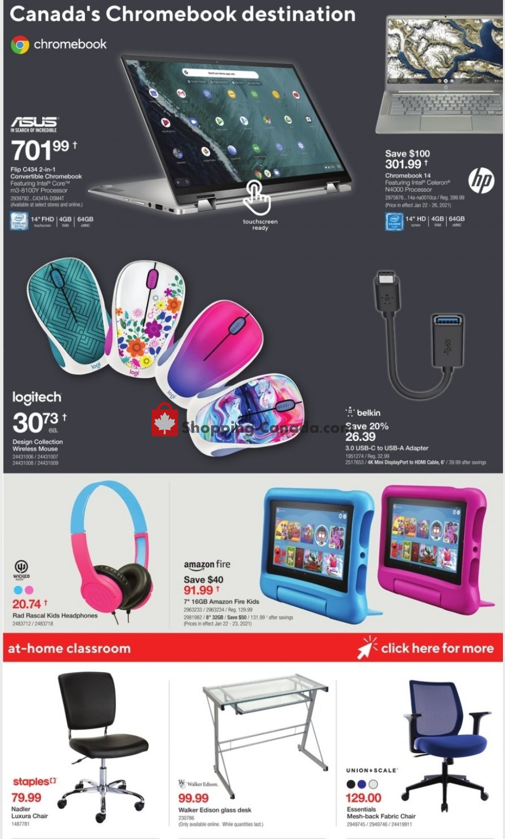 Staples flyer from Wednesday January 20, 2021 to Tuesday January 26, 2021 - page 6