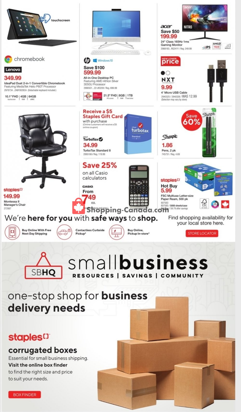 Staples flyer from Wednesday January 20, 2021 to Tuesday January 26, 2021 - page 2