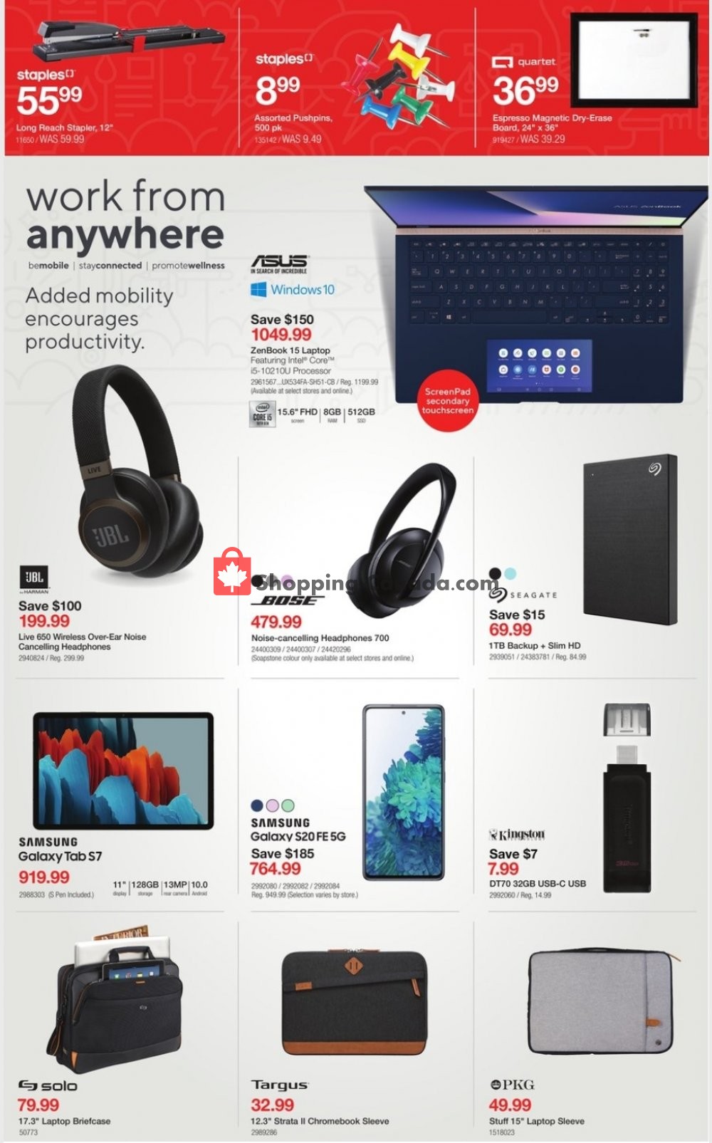 Staples flyer from Wednesday January 20, 2021 to Tuesday January 26, 2021 - page 4