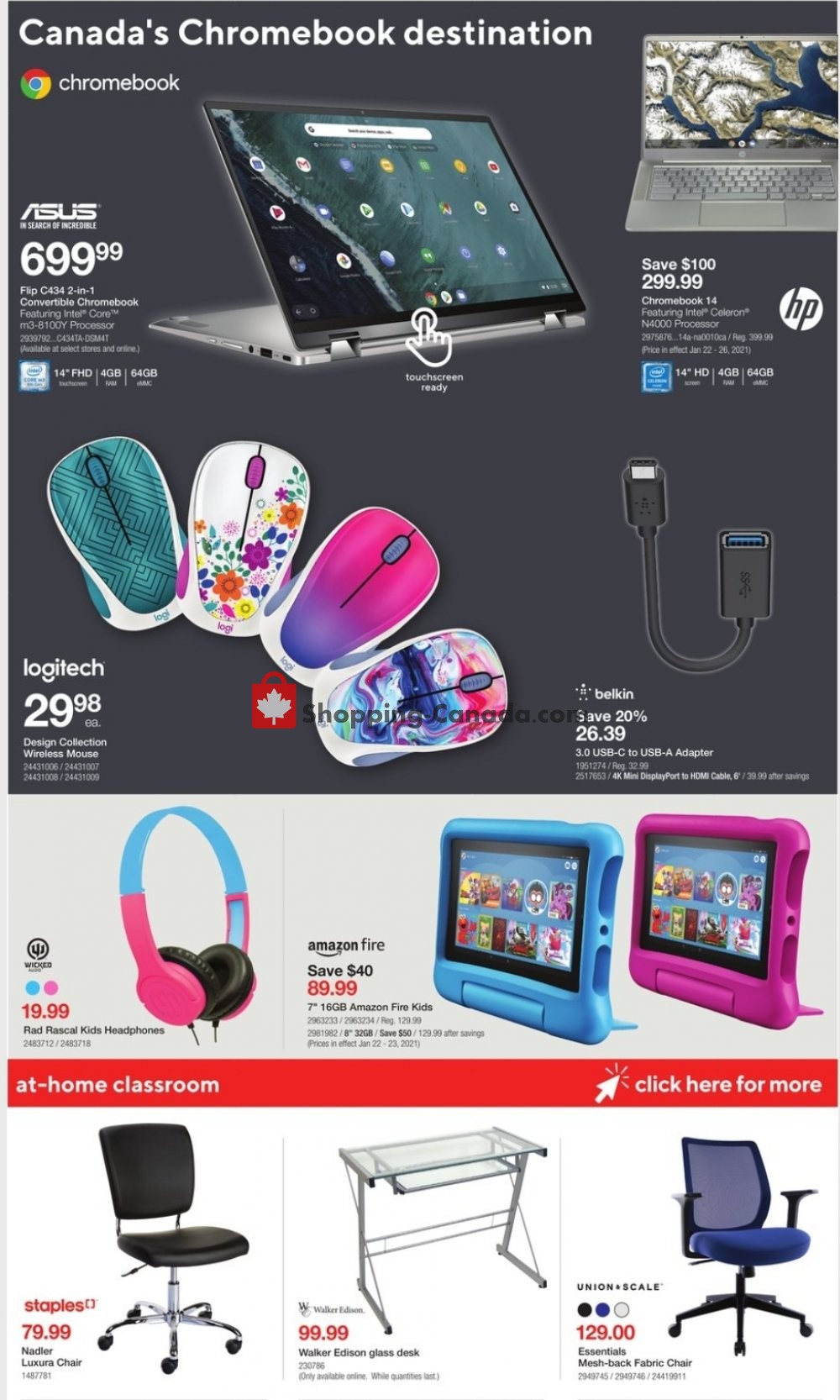 Staples flyer from Wednesday January 20, 2021 to Tuesday January 26, 2021 - page 6